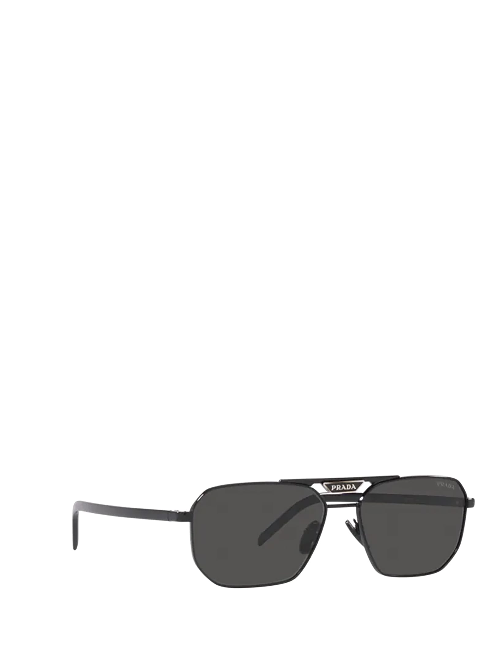 Shop Prada Pr 58ys Black Sunglasses