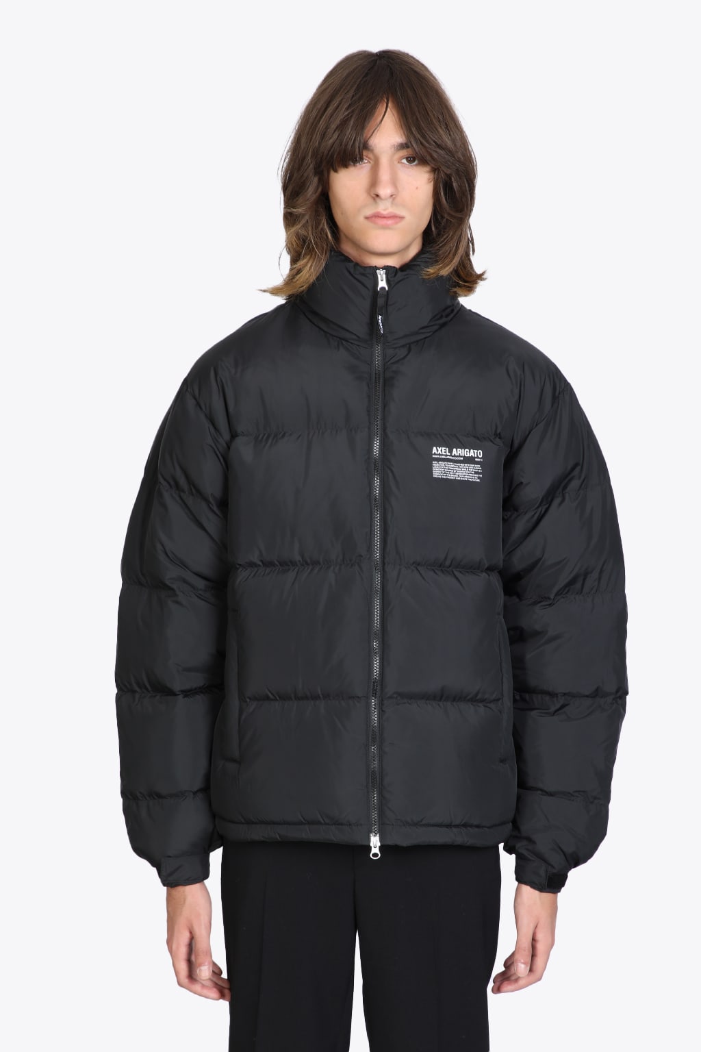 Axel Arigato Observer Puffer Jacket Black nylon oversized puffer jacket - Observer puffer jacket