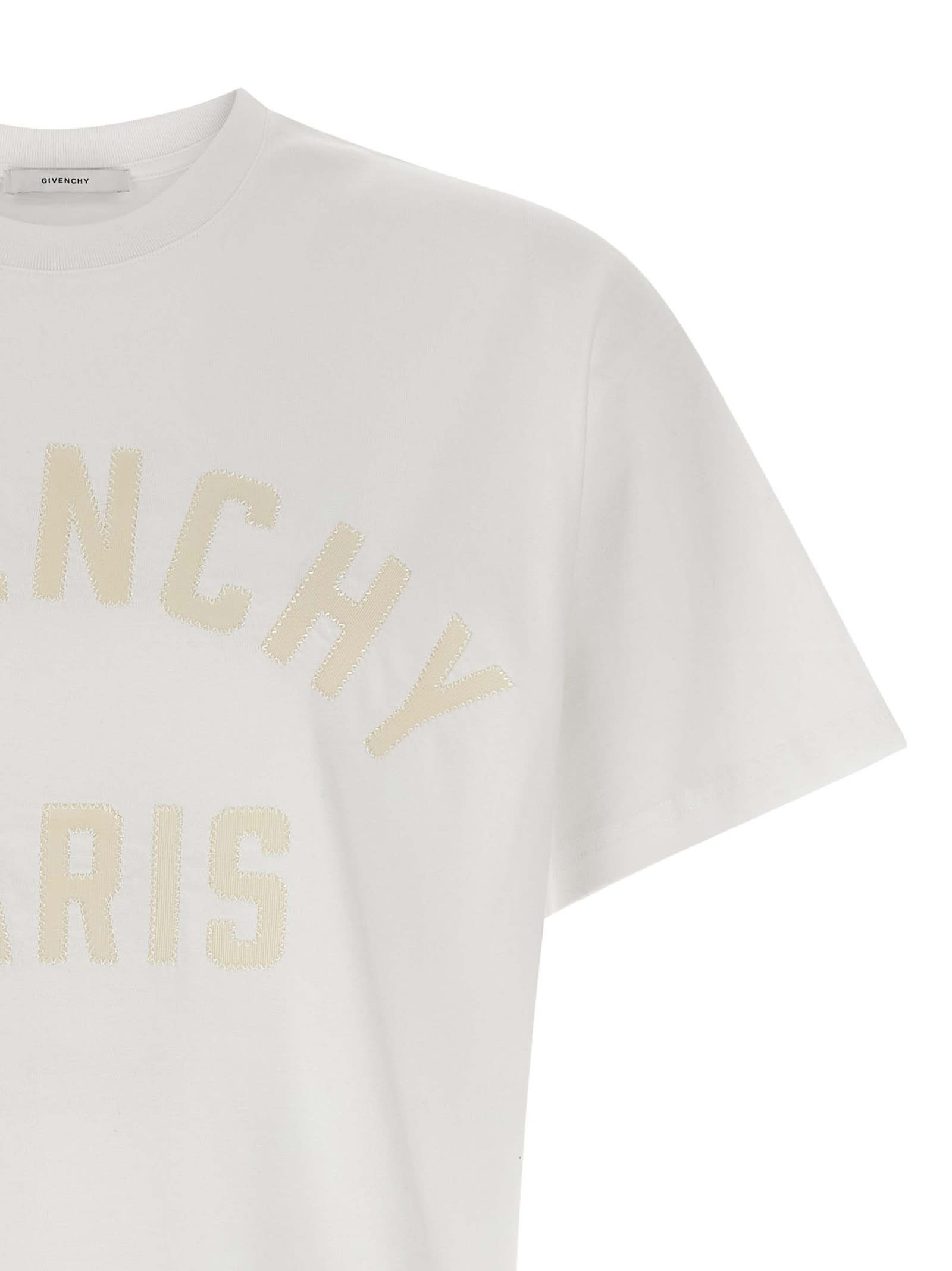 Givenchy Logo Print T-shirt In White