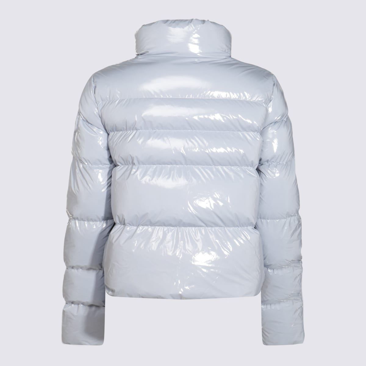 Shop Pinko Light Blue Down Jacket