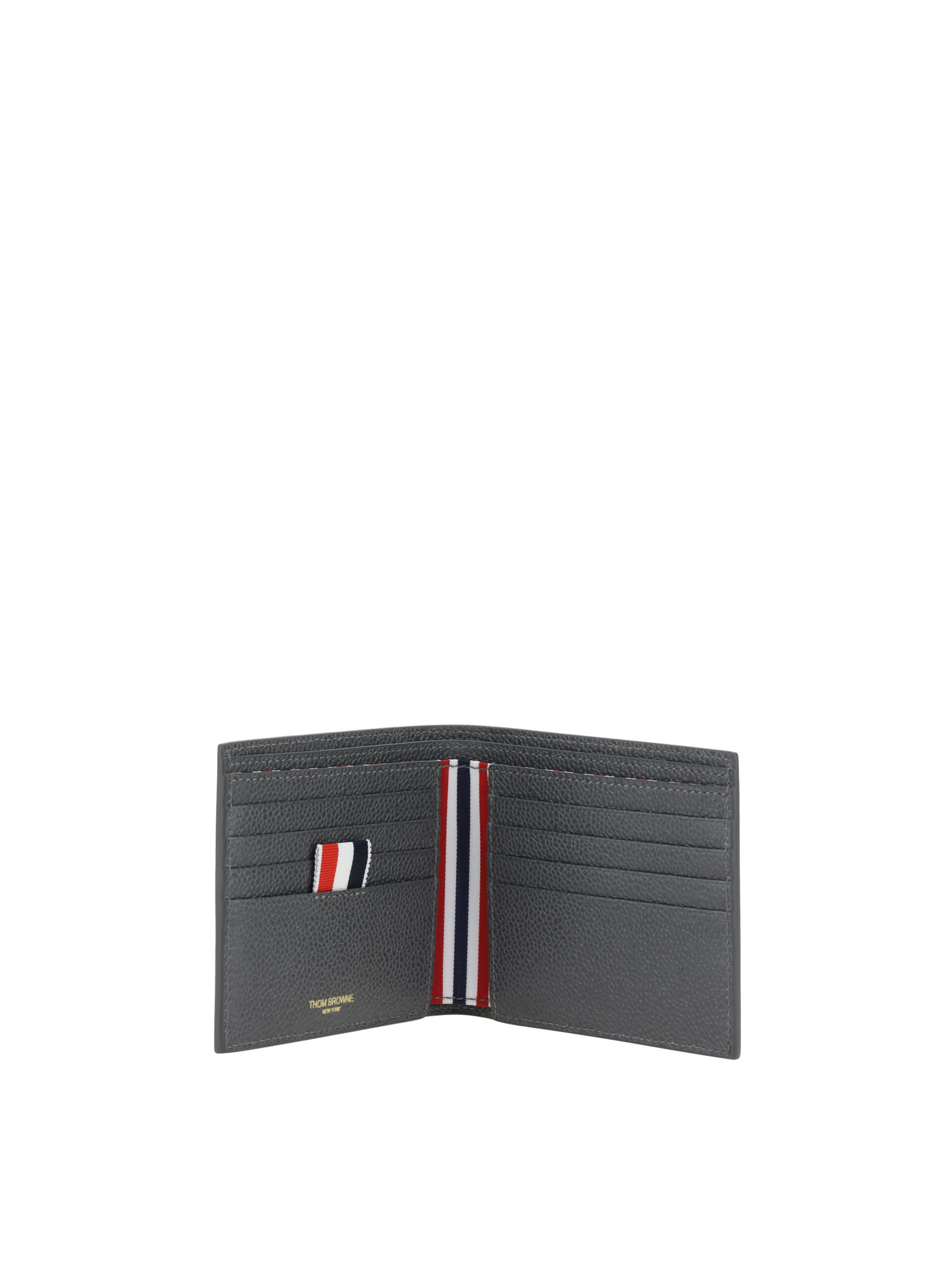 Shop Thom Browne Wallet In Grey