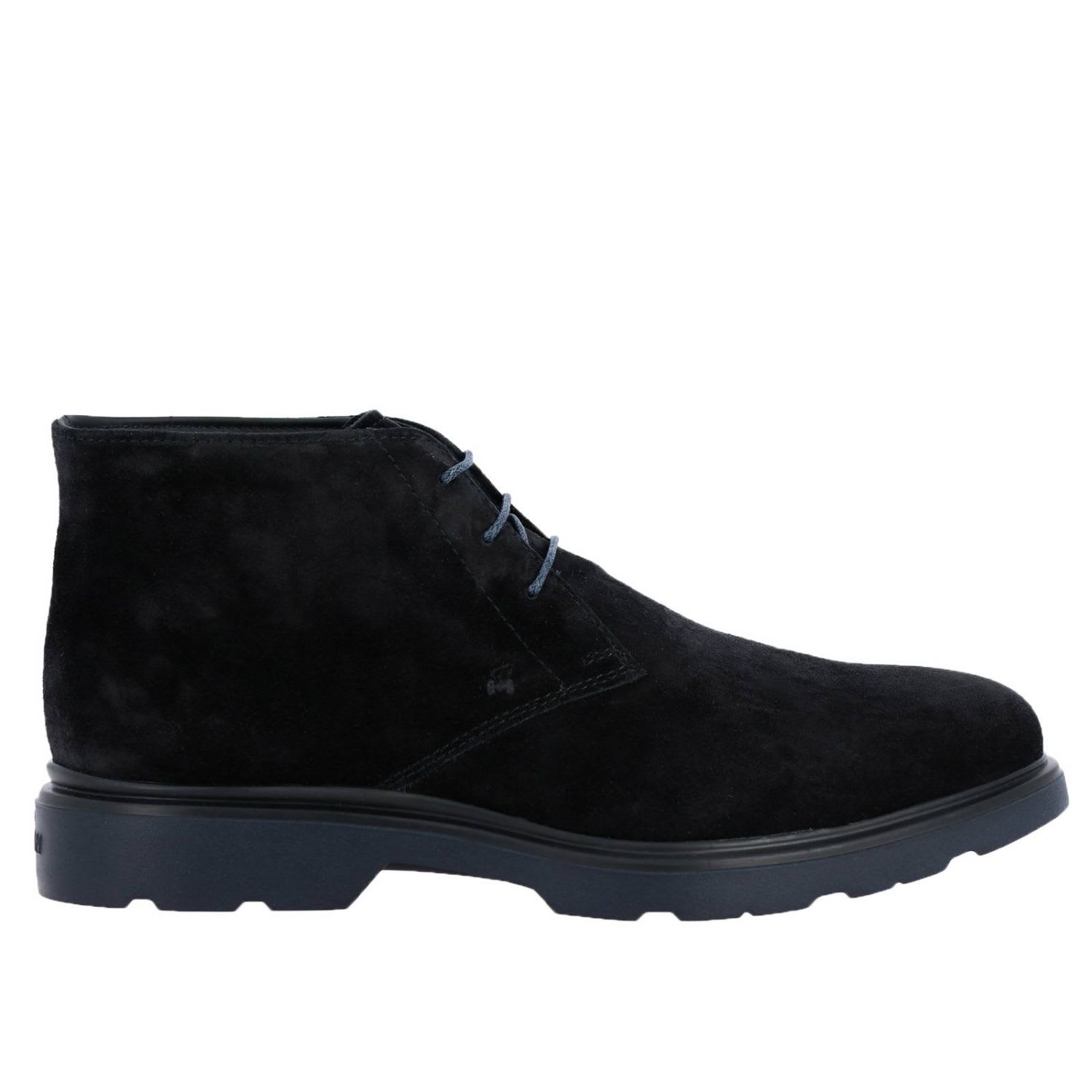 Hogan Chukka Boots Route 393 Ankle Boots (h304 + Memory Sole) Hogan In Suede