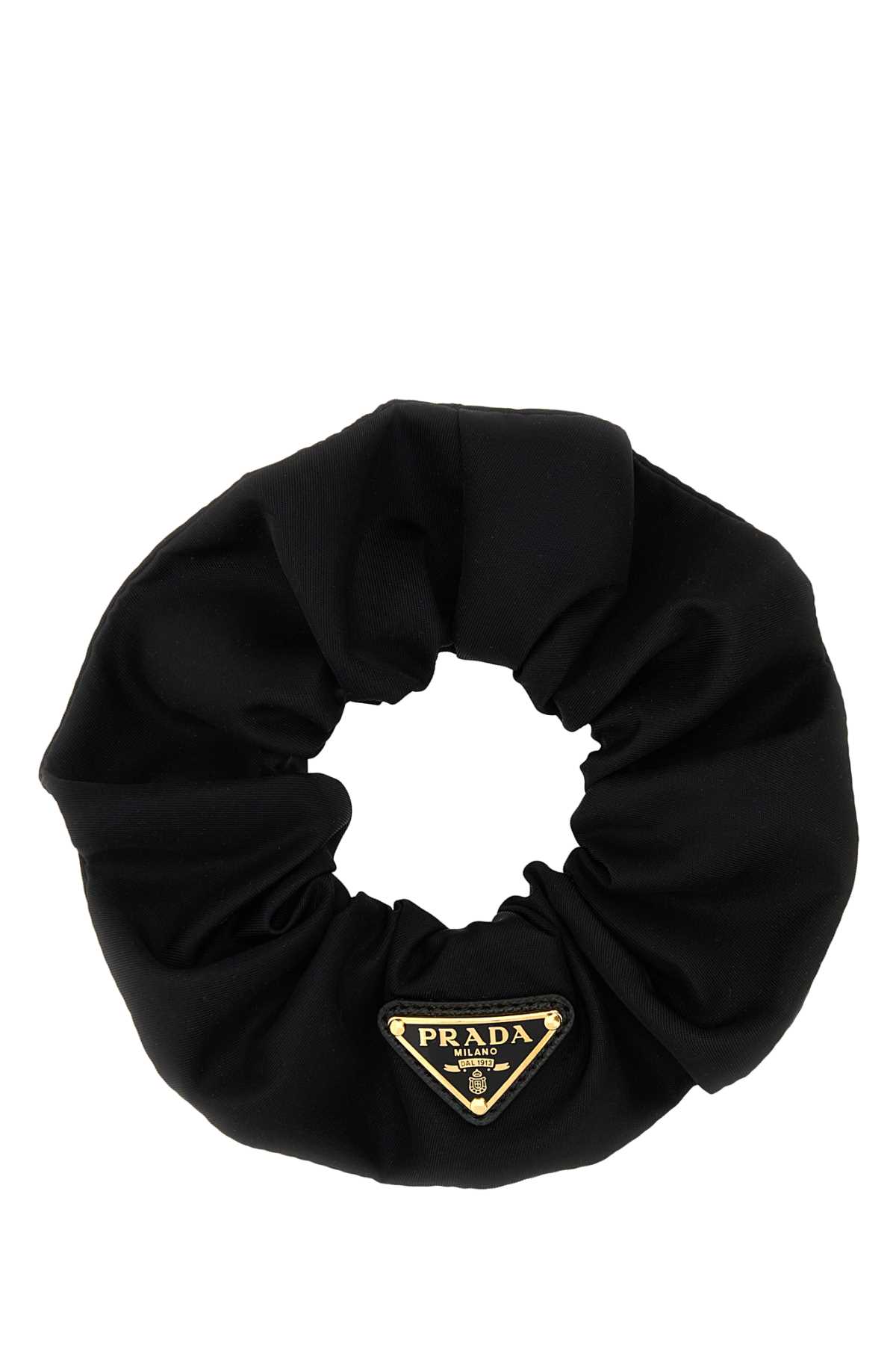 Black Nylon Scrunchie
