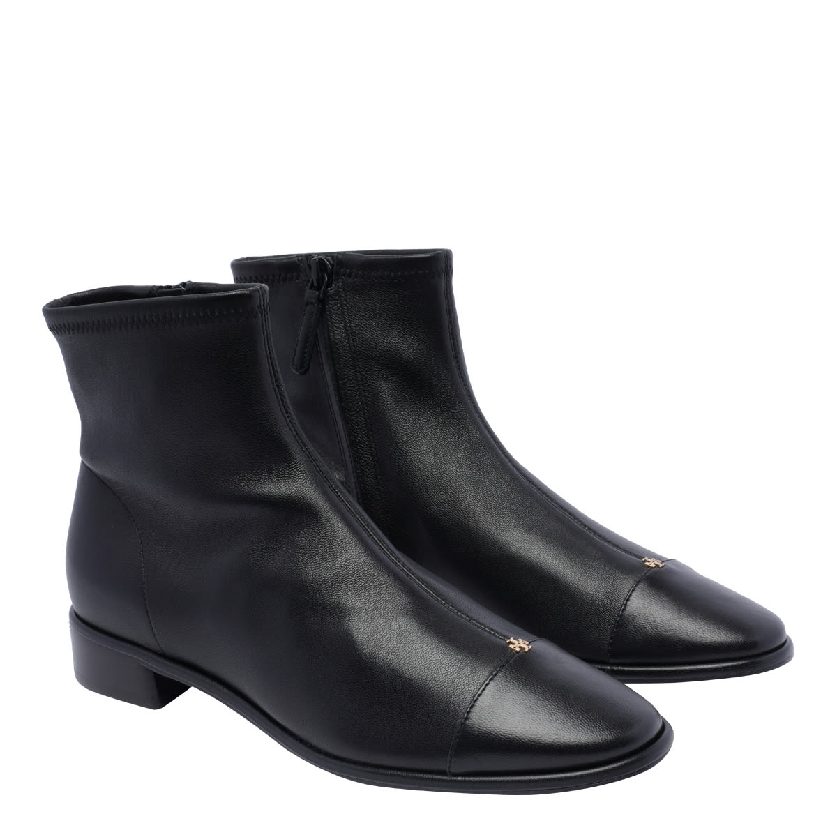 Shop Tory Burch Booties In Black