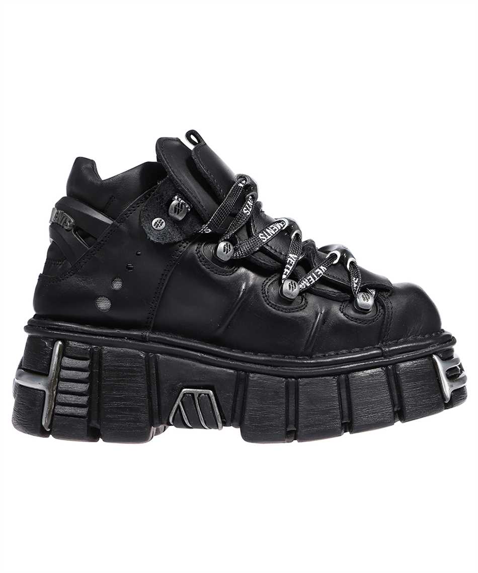 Leather Platform Sneakers