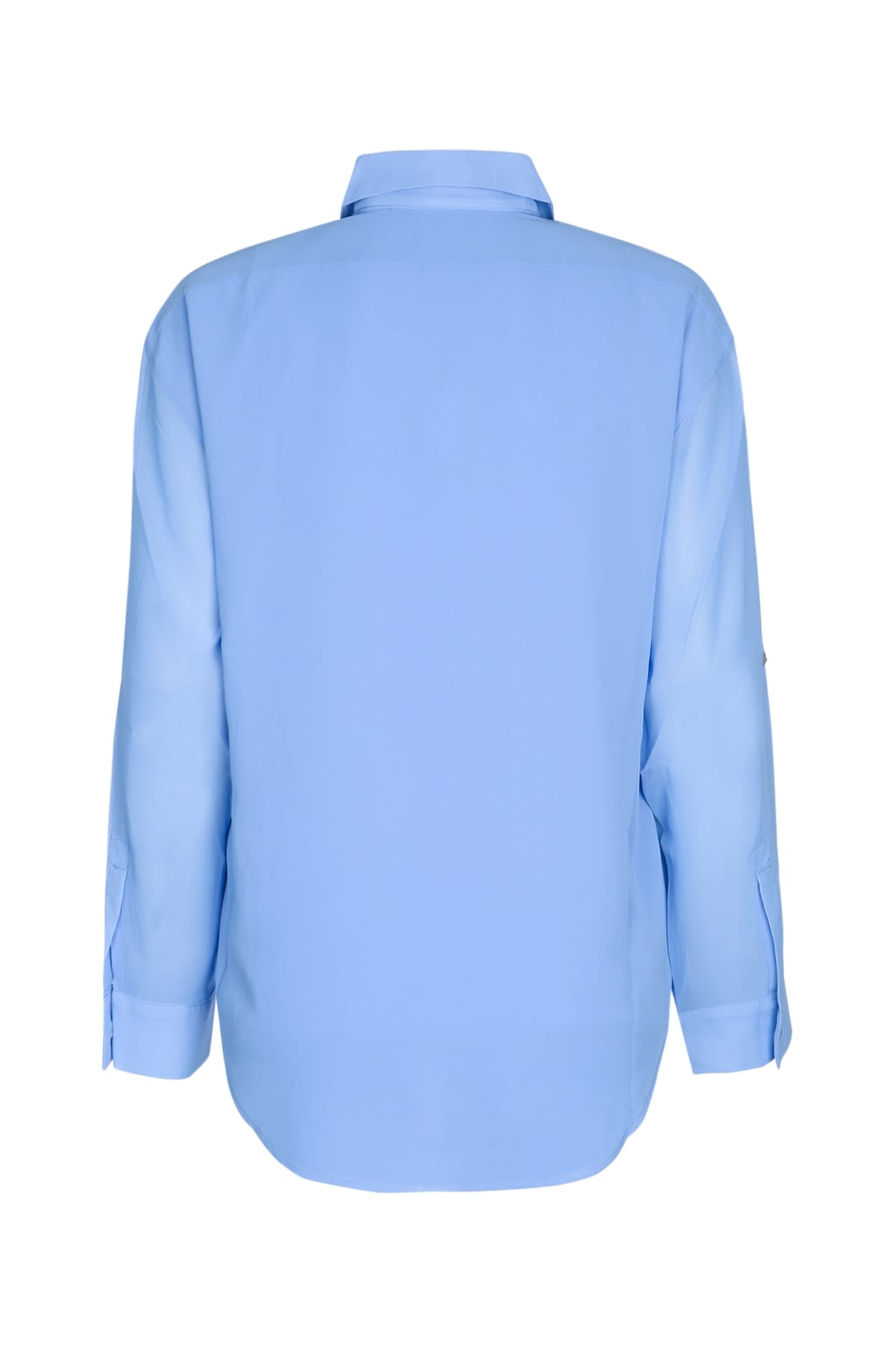 Calvin Klein Rll Slv Utlty Pckt B Shirt In Blue