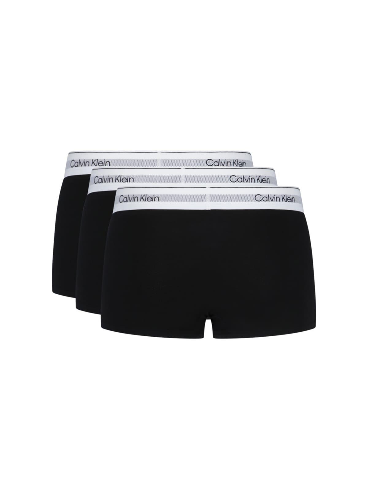 Shop Calvin Klein Logo Boxer Shorts In Black