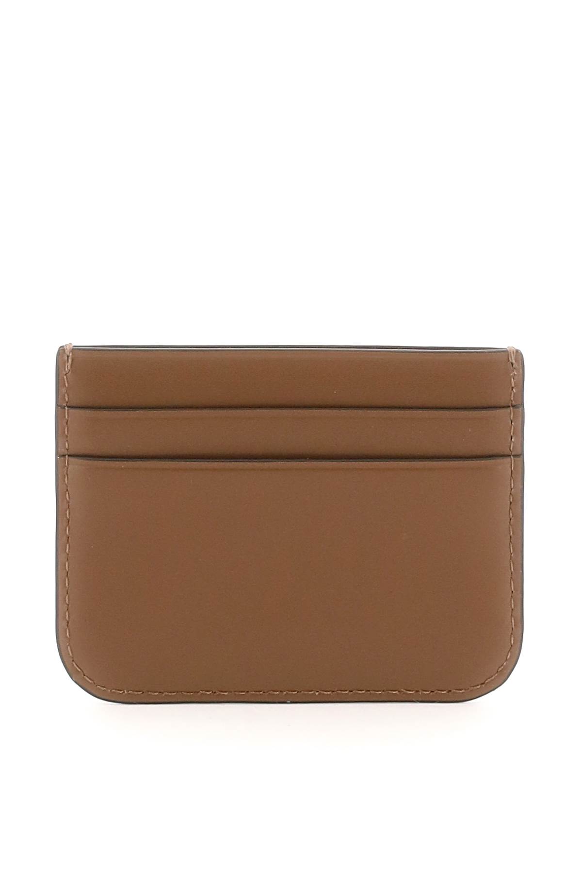 Tory Burch Eleanor Card Case In Brown