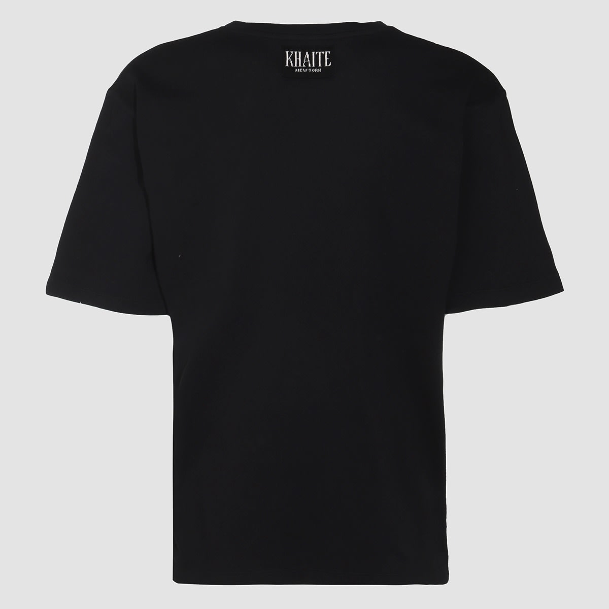 Khaite Cotton T-shirt In Black