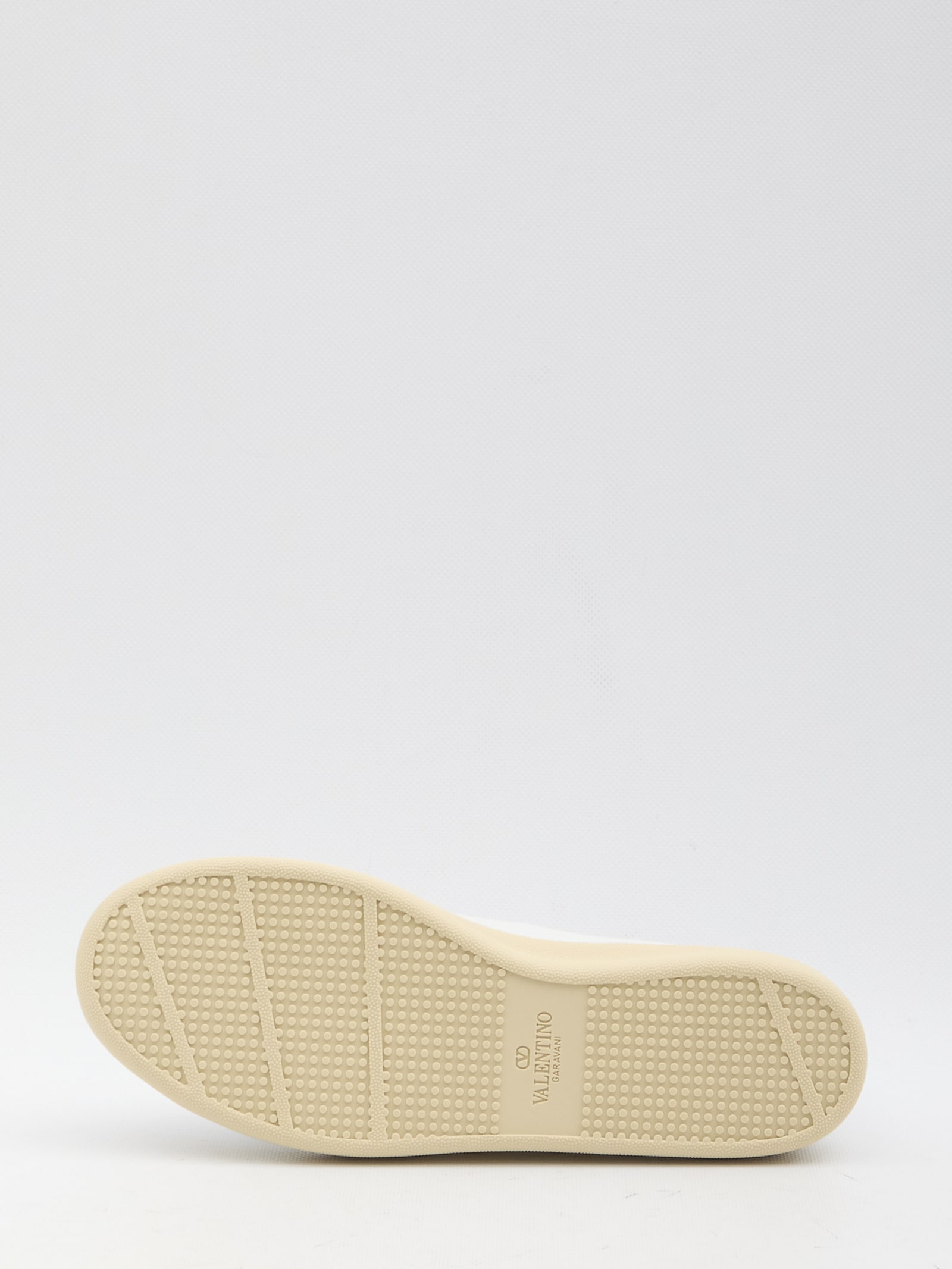 Valentino White Leather Vlogo Signature Sneakers In White