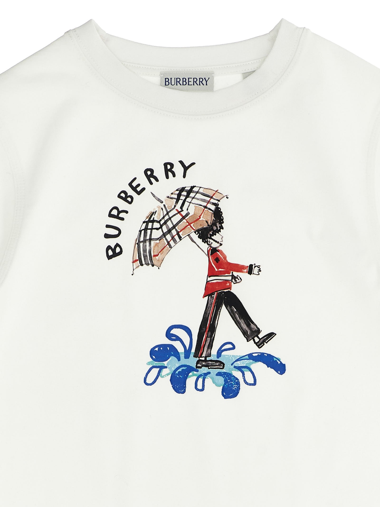 Burberry Cedar Soldier T-shirt In White