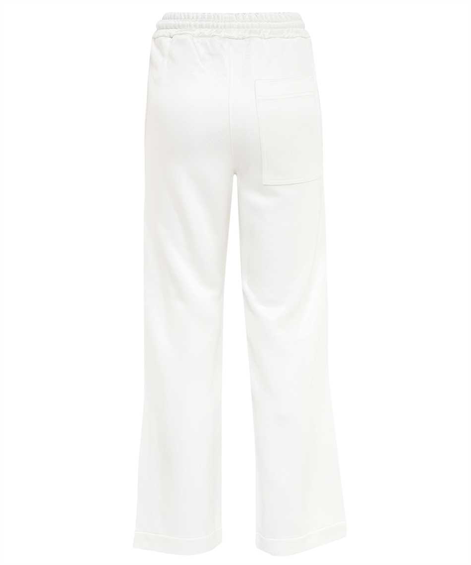 Lanvin Stretch Viscose Trousers With Flared Hem In White