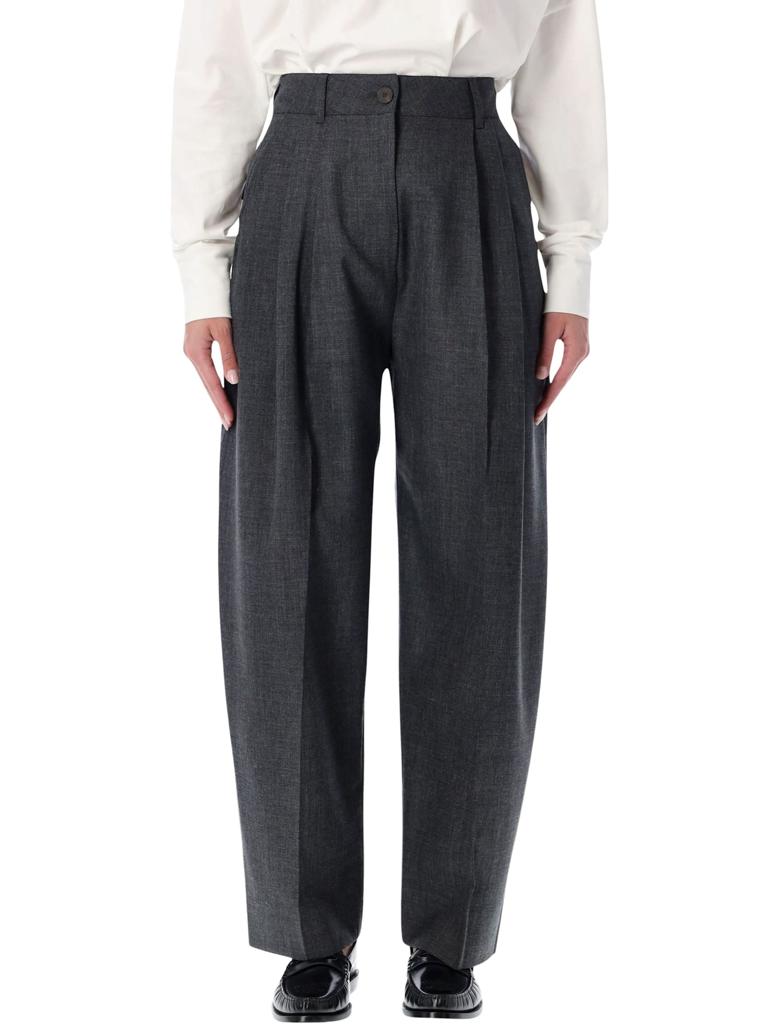 Studio Nicholson Acuna Heritage Wool Wide-leg Pants