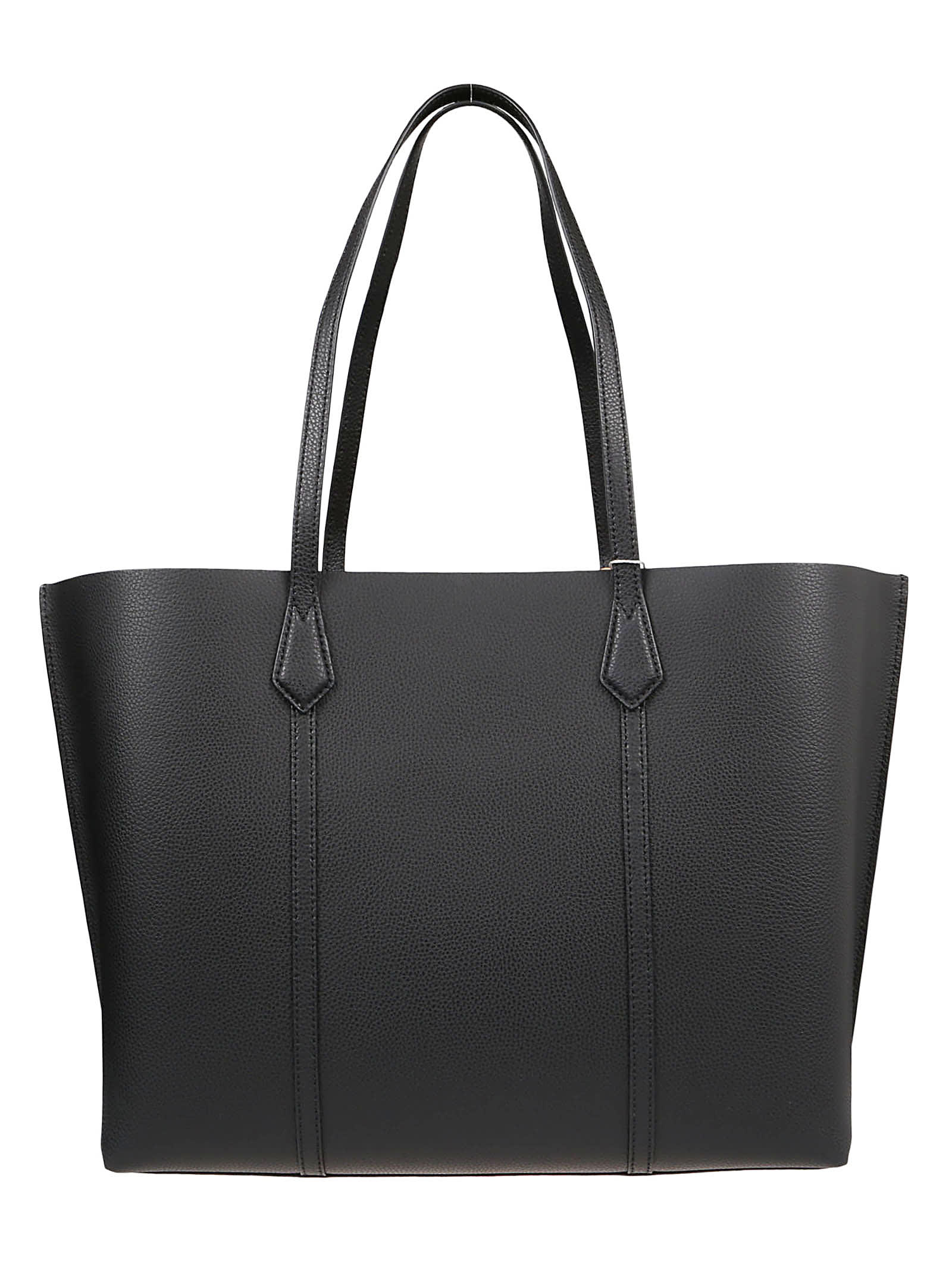 Shop Tory Burch Perry Triple-compartment Tote Bag In Black