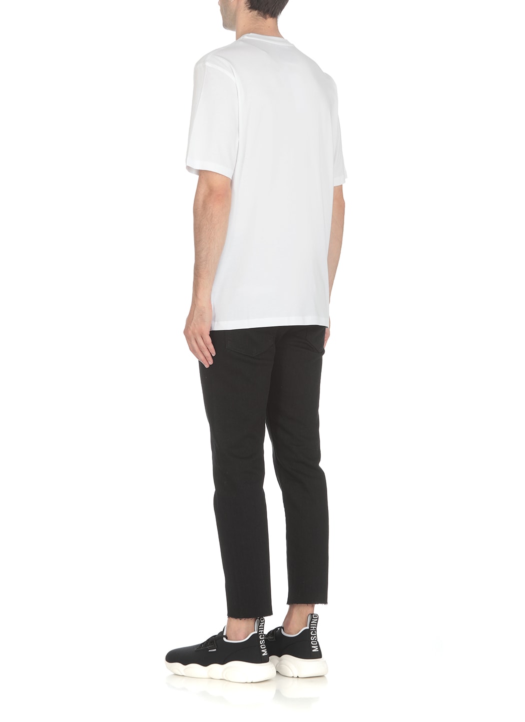 Moschino White Tailor Teddy Bear T-shirt In White