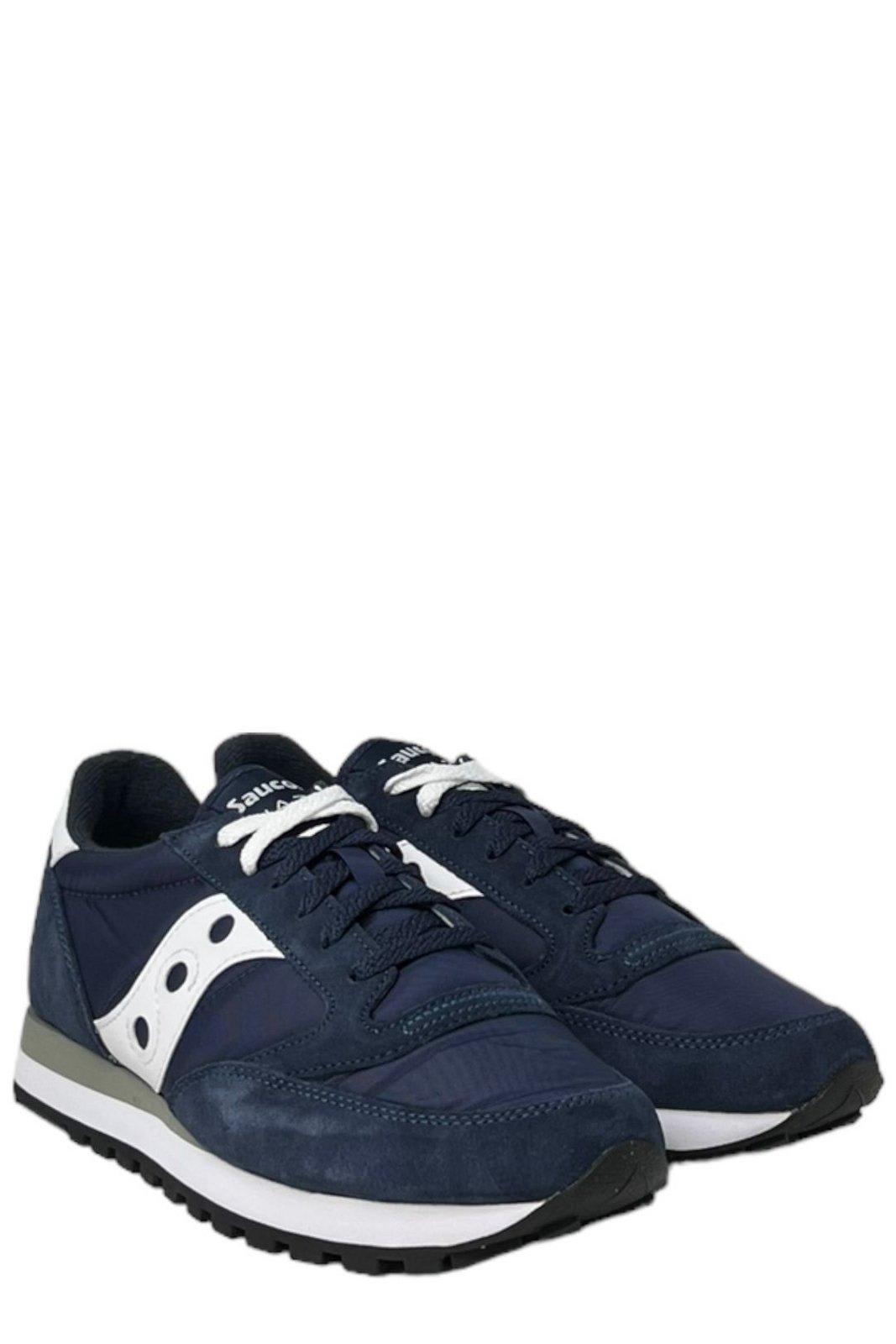 Shop Saucony Jazz Original Lace-up Sneakers In Navy/white