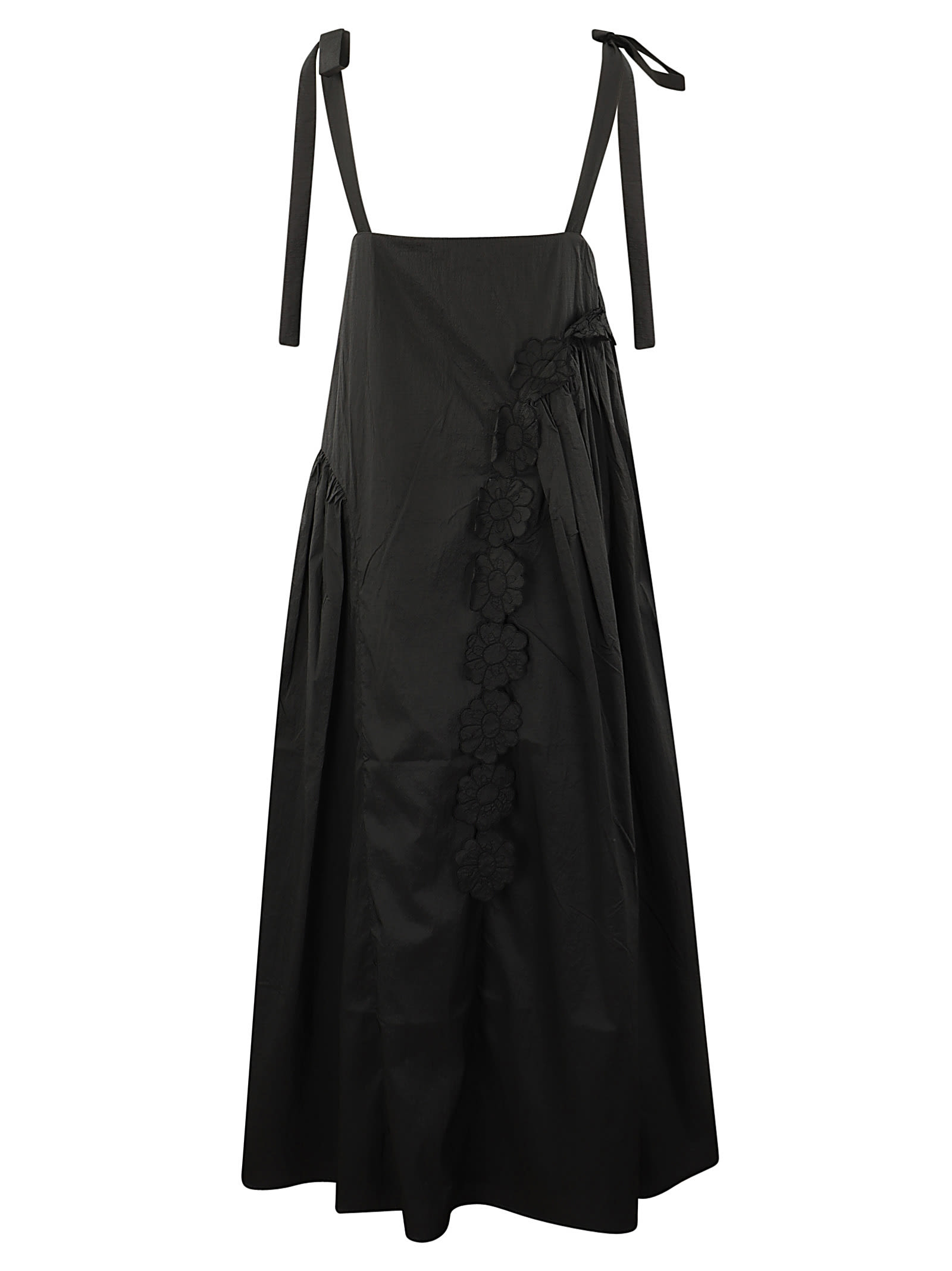 Shop Cecilie Bahnsen Oaklyn Dress Ripstop Black