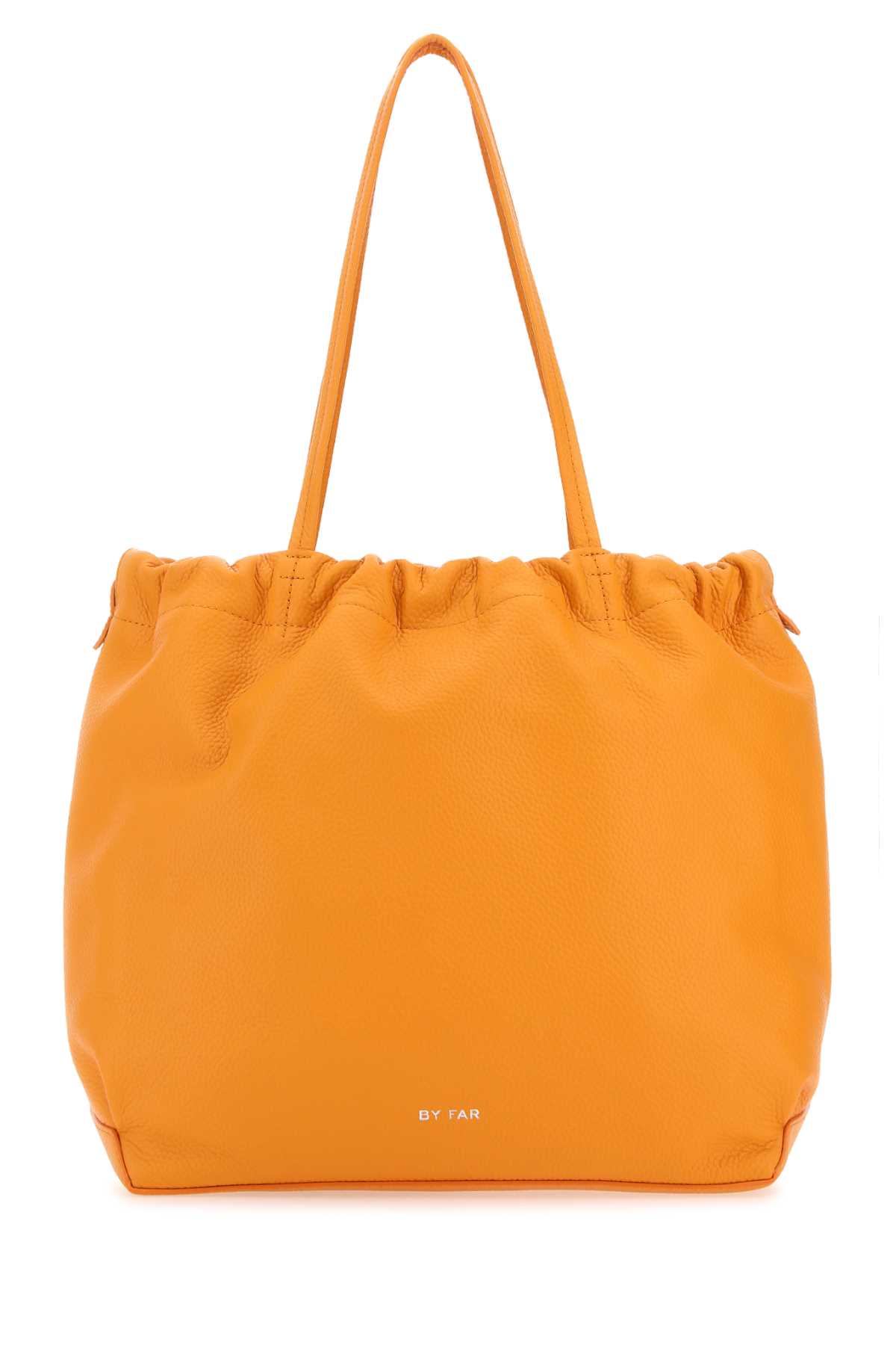 Orange Nappa Leather Oslo Shopping Bag