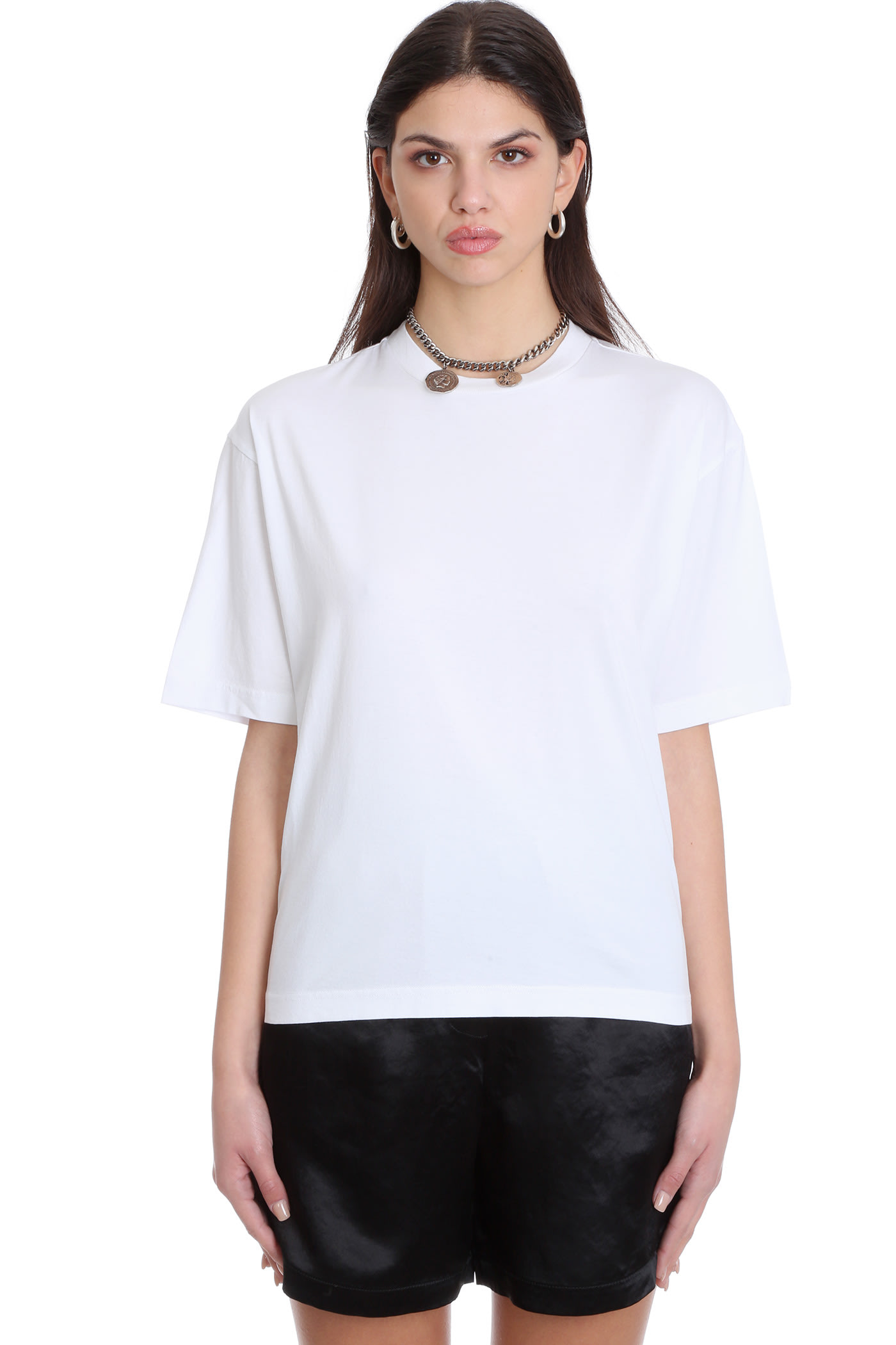 Acne Studios Edie T-shirt In White Cotton
