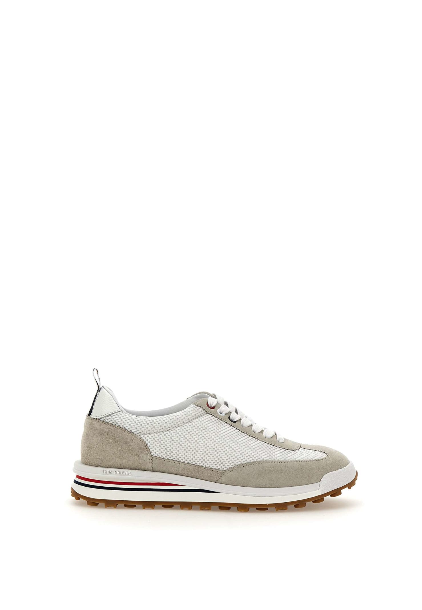 Thom Browne Tech Runner Sneakers In White
