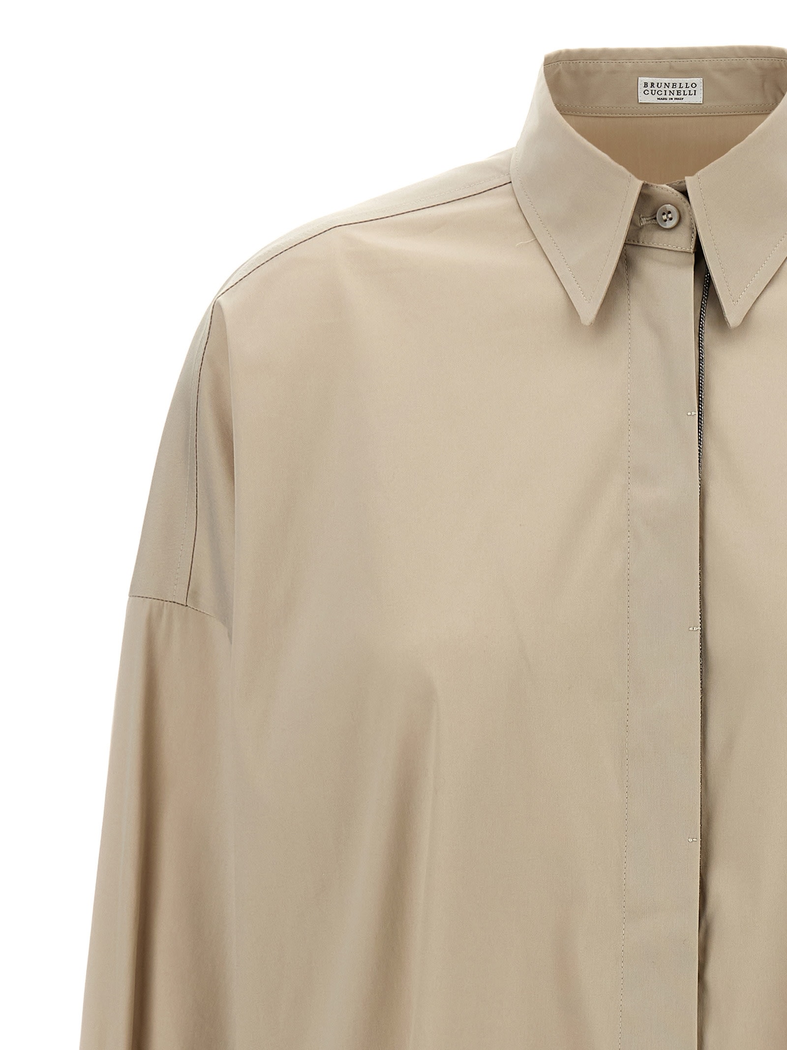 BRUNELLO CUCINELLI MONILE POPLIN SHIRT