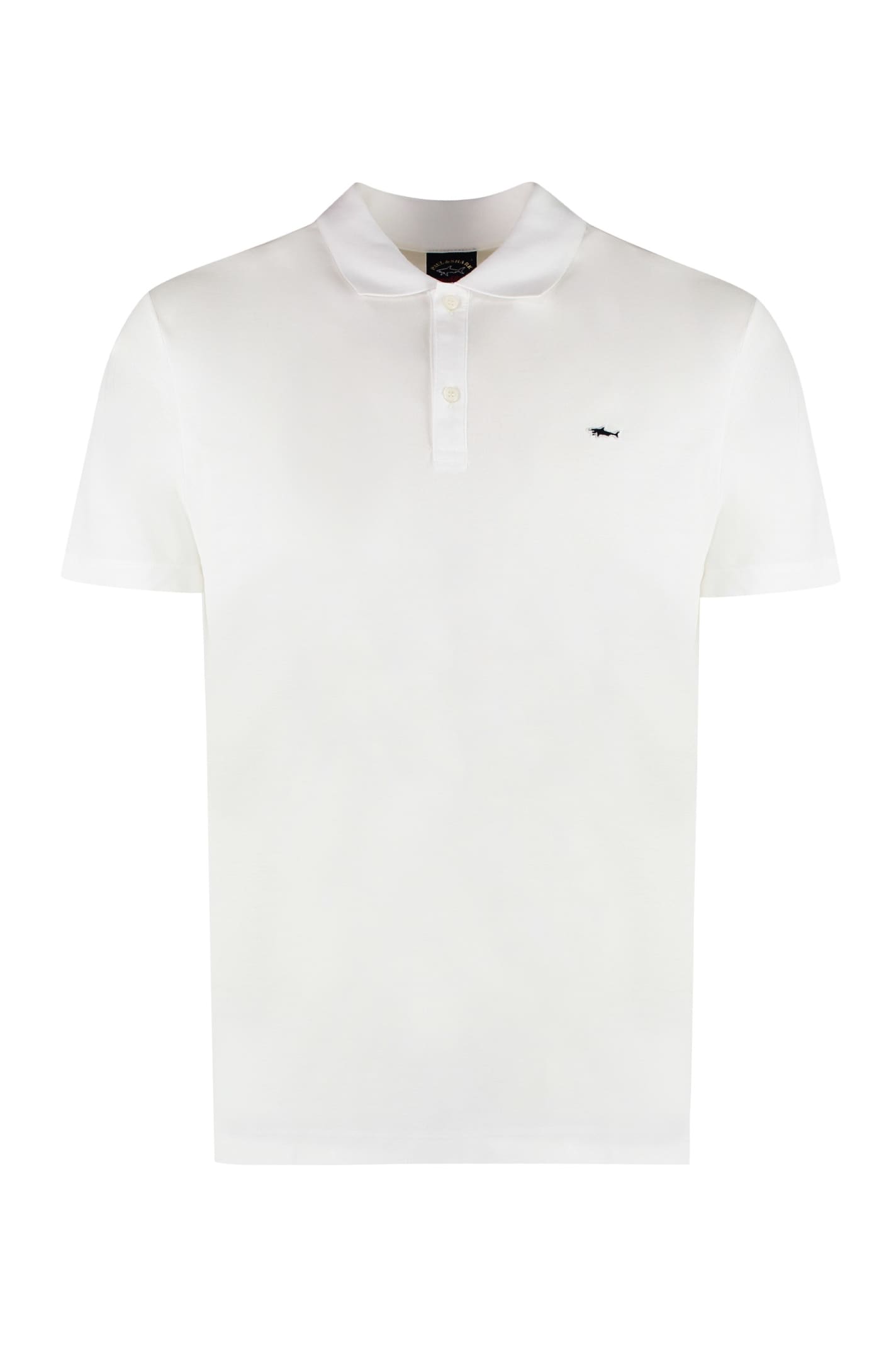 Paul&amp;shark Cotton-piqué Polo Shirt In White