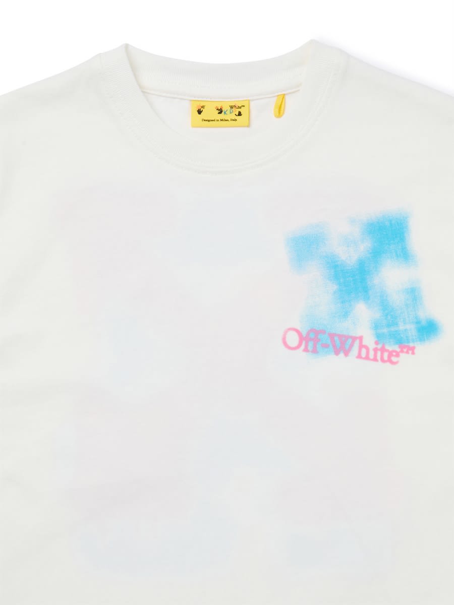 Off-white Spray Logo T-shirt In White