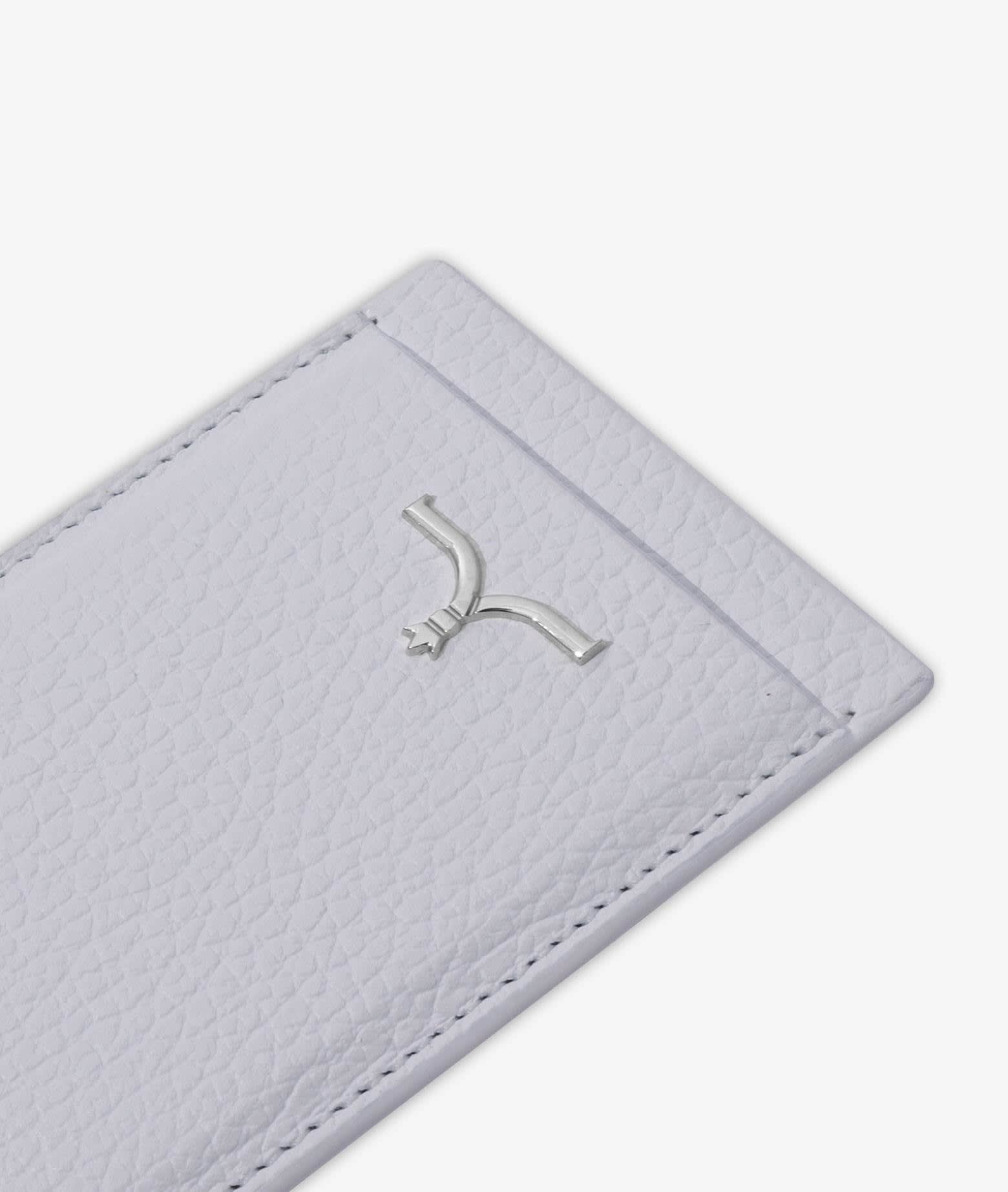 Larusmiani Magnetic Credit Card Holder For Iphone Accessory In White