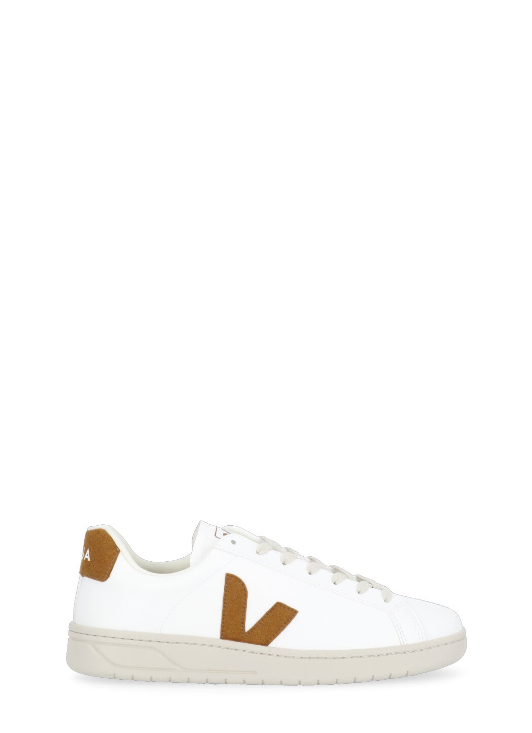 Shop Veja Urca Eco-leather Sneakers In White_camel