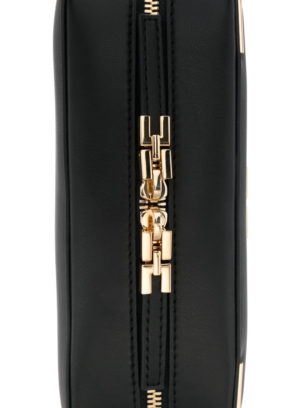 Shop Elisabetta Franchi Shoulder Bag In Black