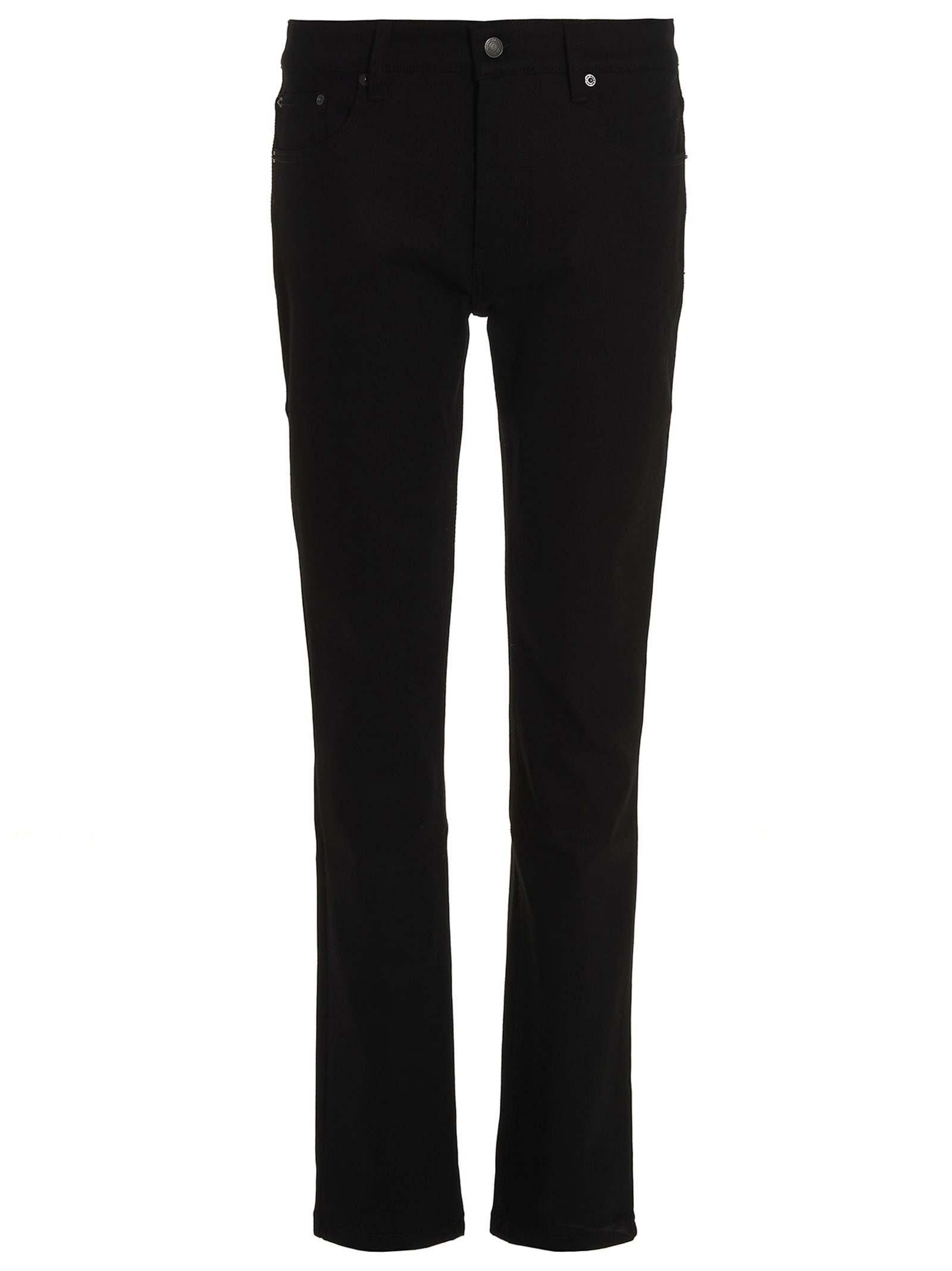 Ami Alexandre Mattiussi Black Denim Jeans In Black