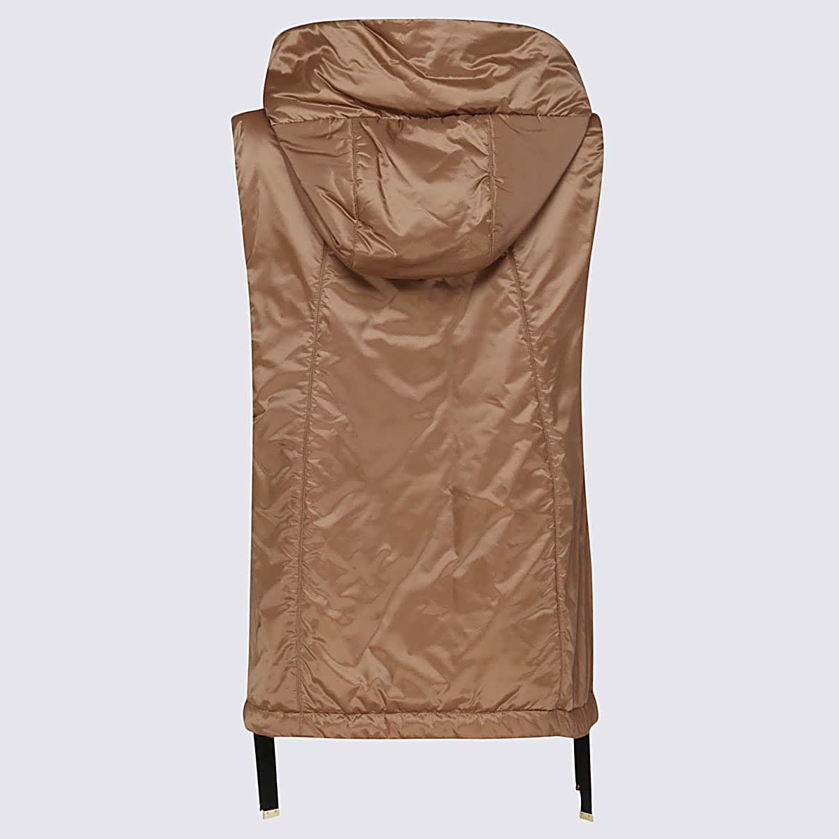 Max Mara The Cube Brown Gringo Down Jacket In Brown