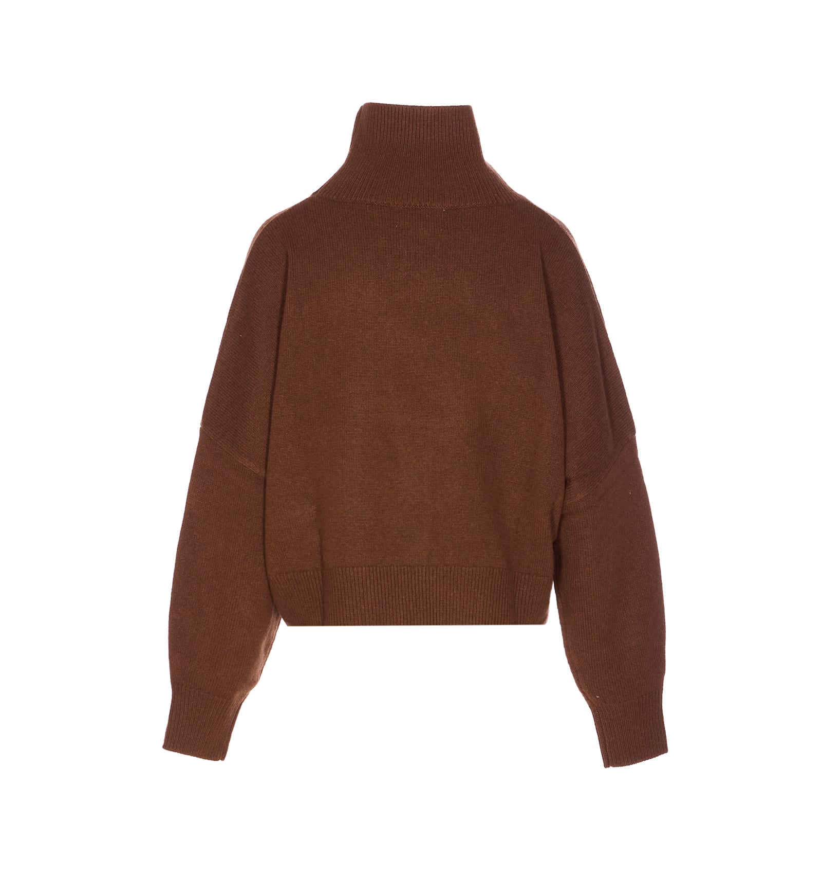 Loulou Studio Luke Stand Sweater In Blue
