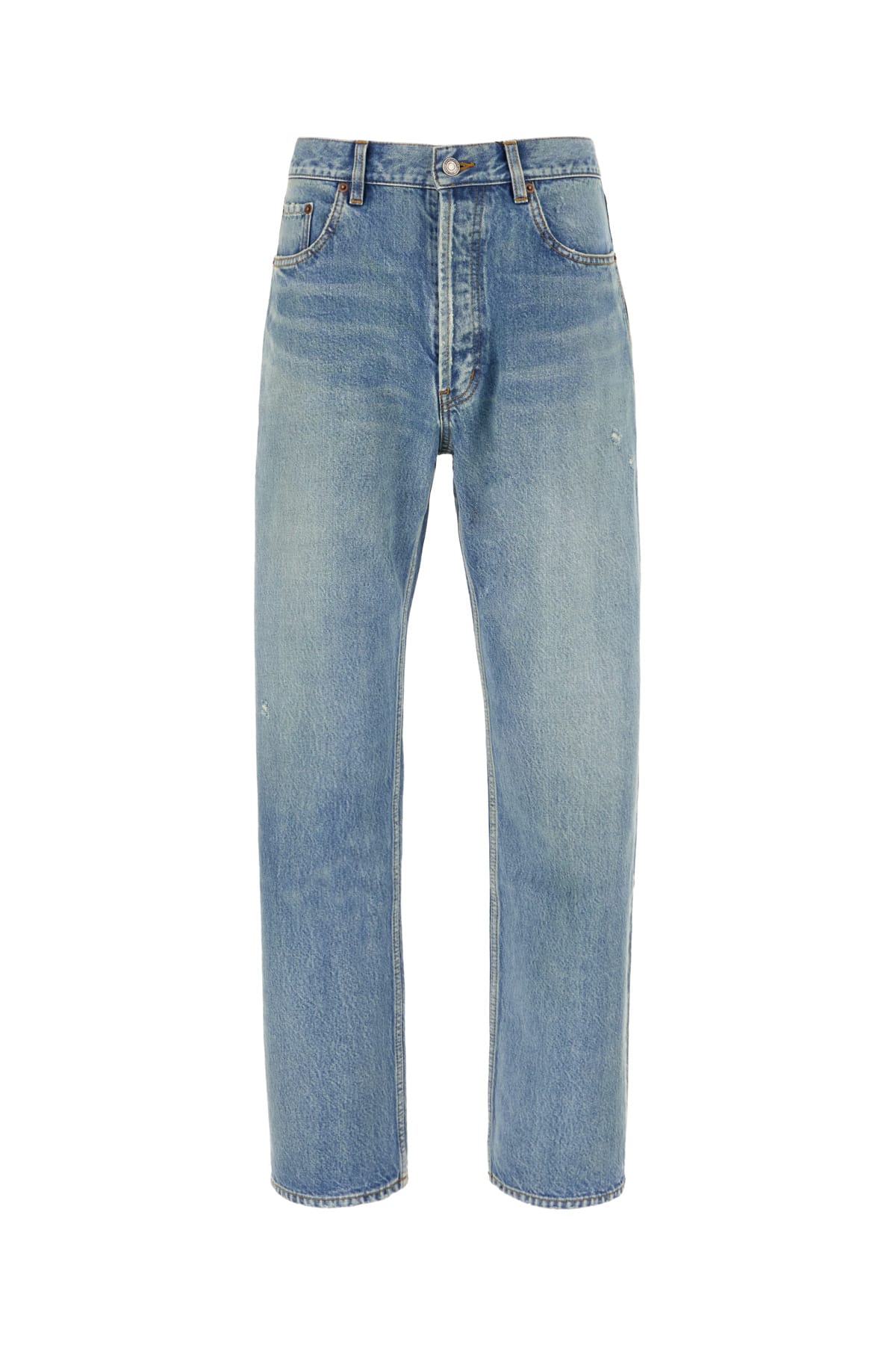 Saint Laurent Denim Jeans In Blue Beat