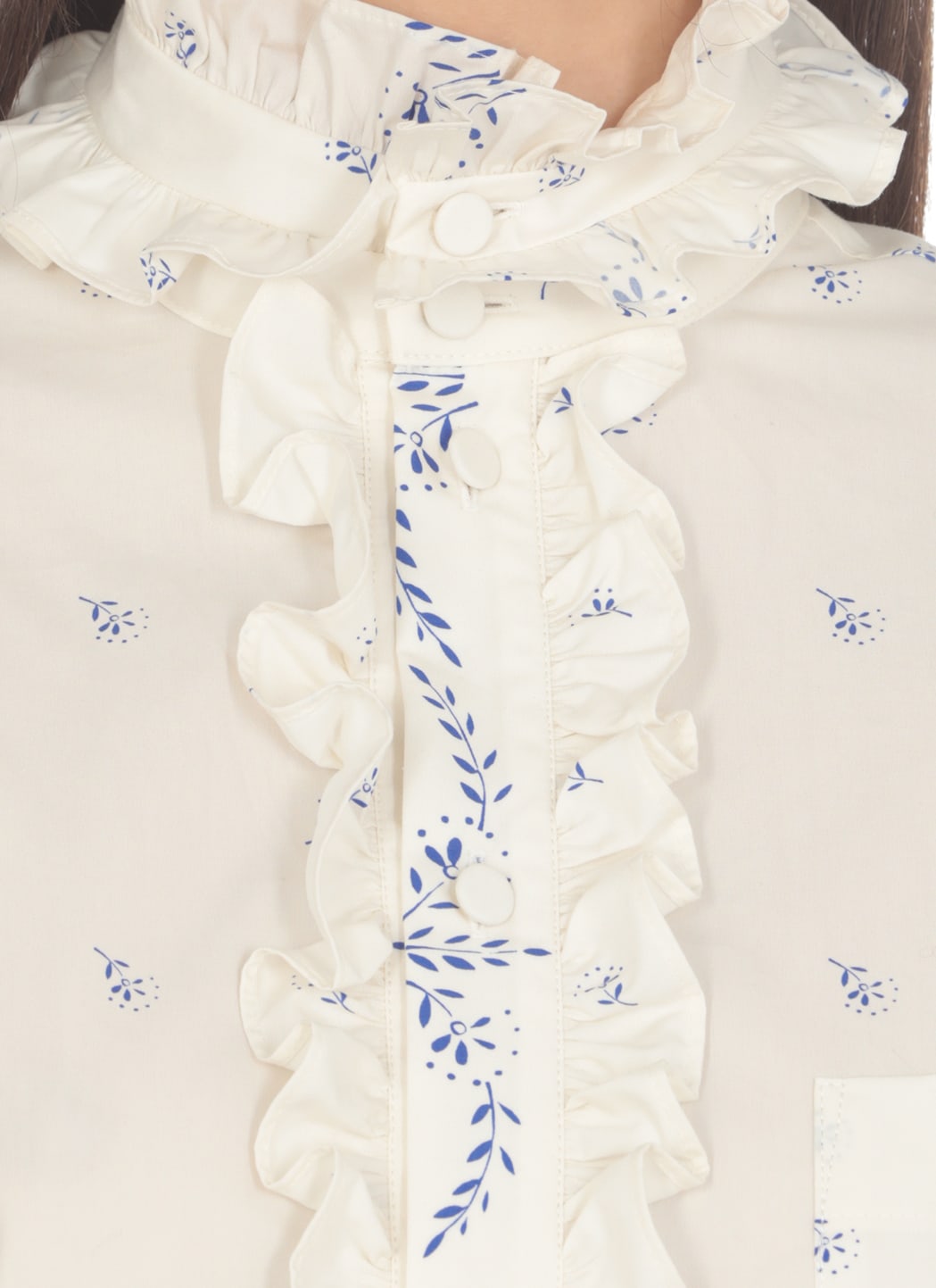 Shop Philosophy Di Lorenzo Serafini Cotton Mini Dress In White