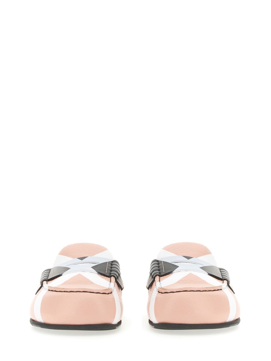Shop College Sabot With Iconic X In Pink
