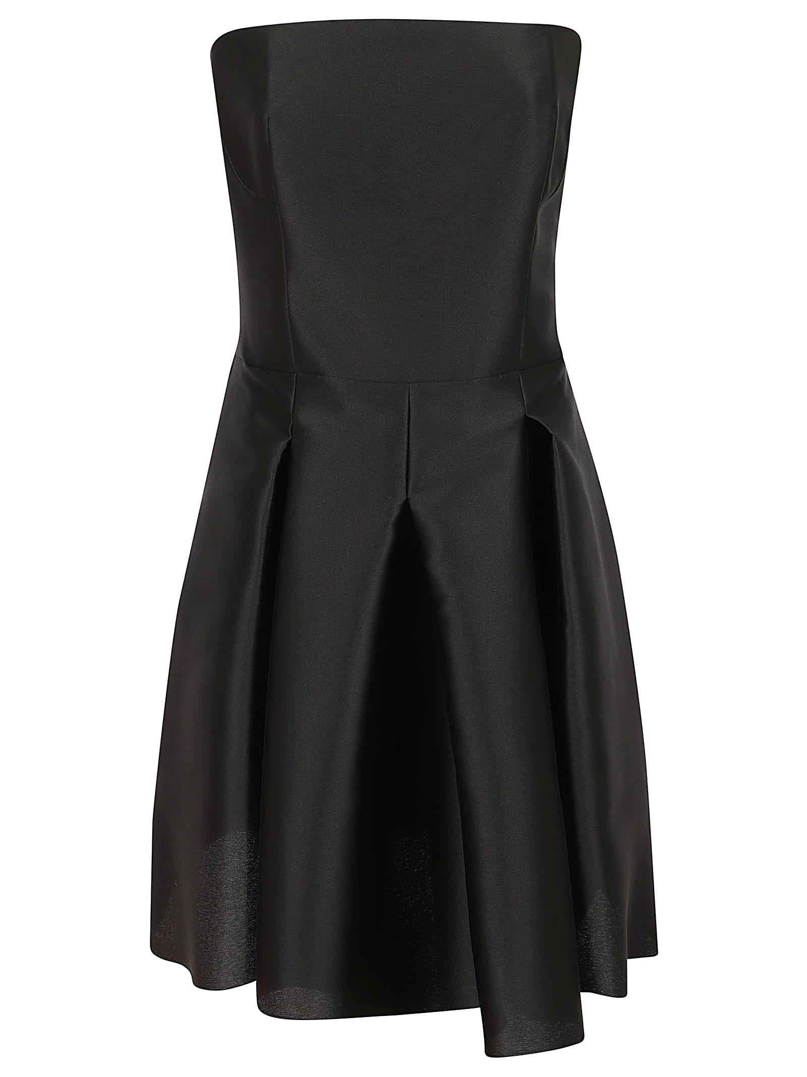 Shop Alberta Ferretti Mini Dress In Nero