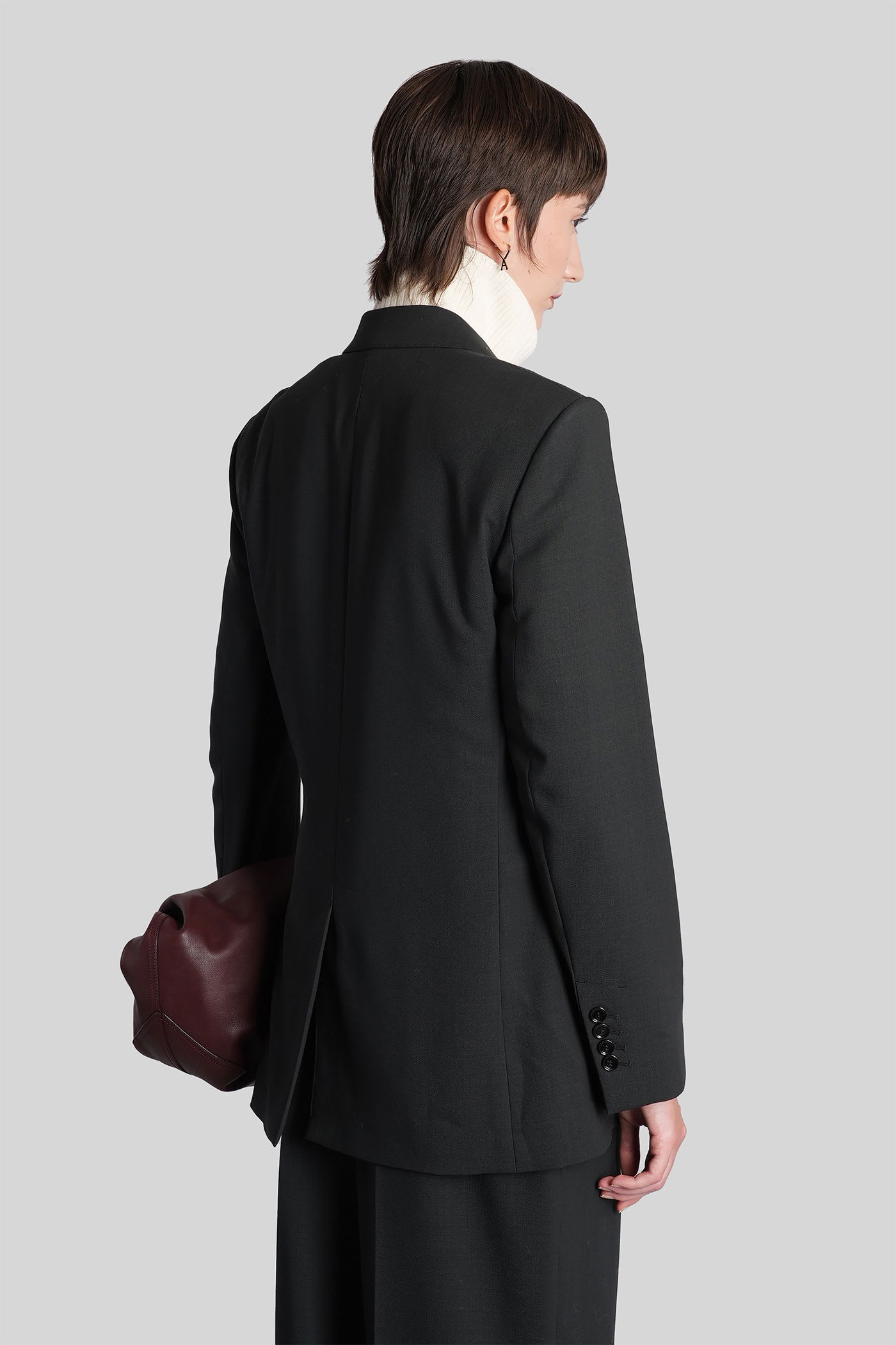 Ami Alexandre Mattiussi Blazer In Grey Wool In Gray