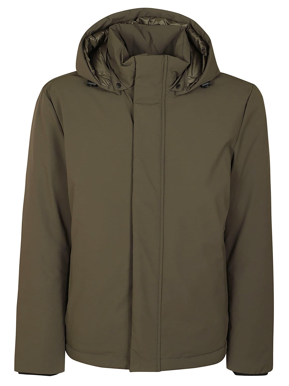 WOOLRICH PADDED DETACHABLE HOODED JACKET 