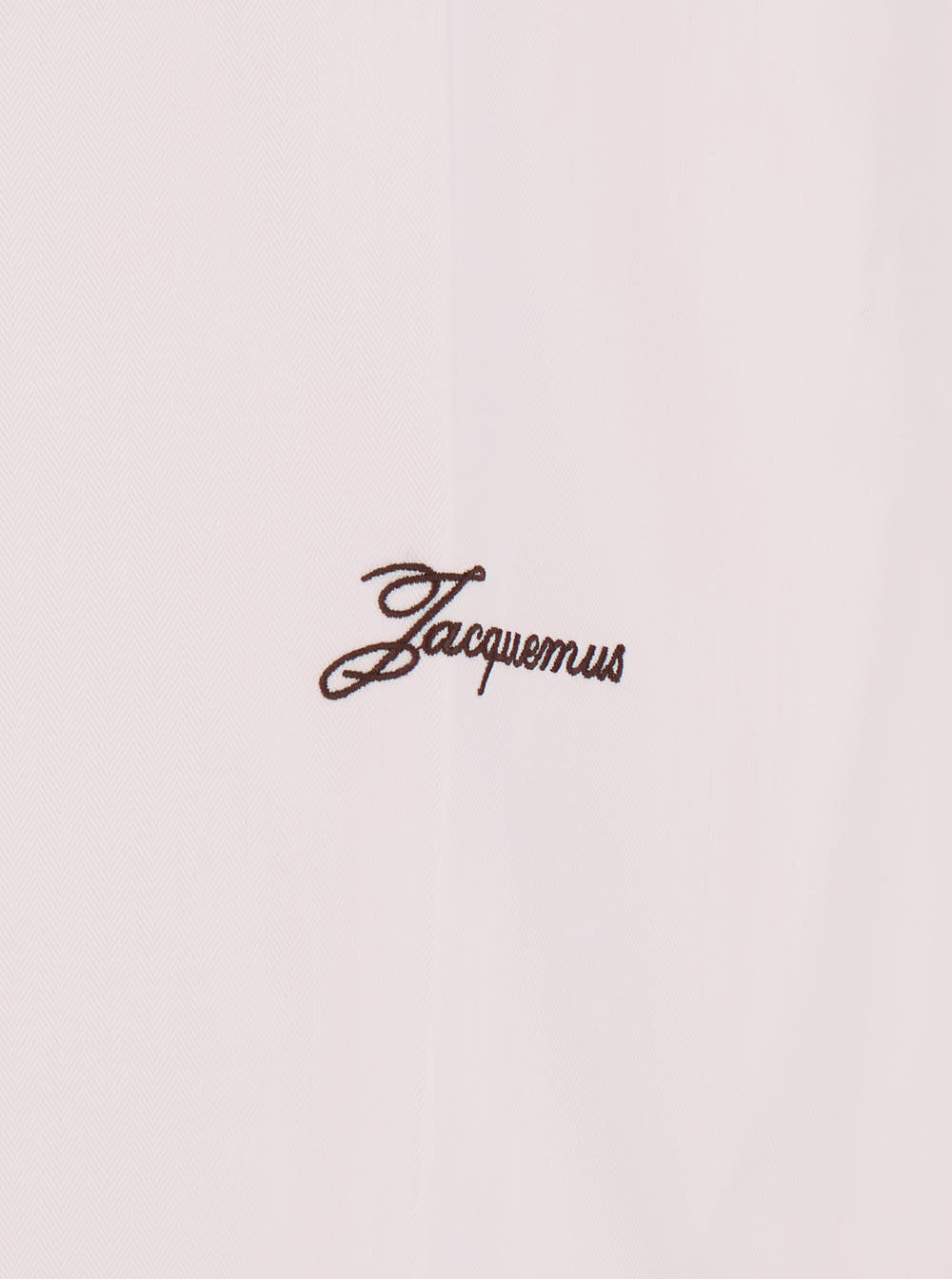 Jacquemus Simon Pink Shirt With Logo Lettering On The Front In Cotton Man In Pink