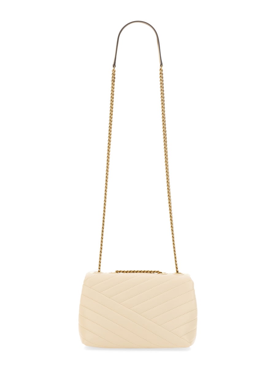 Shop Tory Burch Kira Small Shoulder Bag In Beige