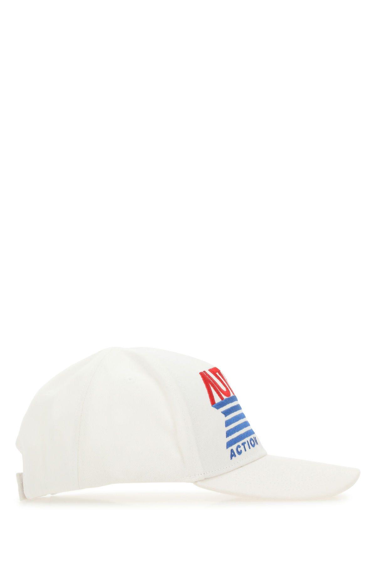 Shop Autry White Cotton Baseball Cap