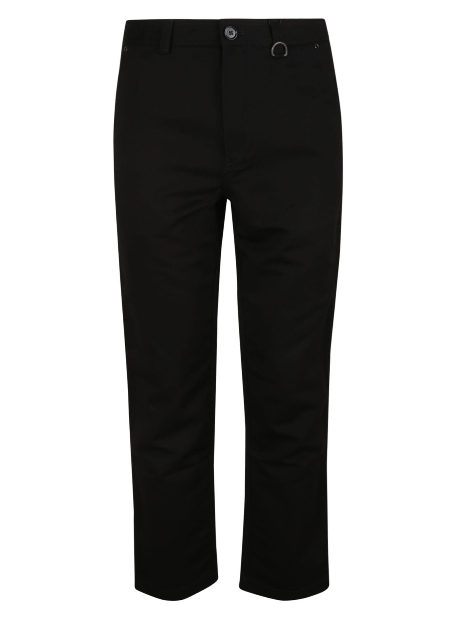 Burberry Buttoned Trousers In Black