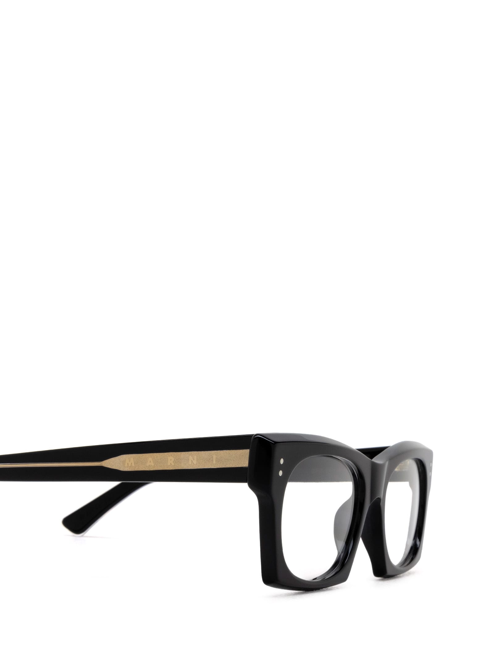 Shop Marni Eyewear Edku Optical Black Glasses