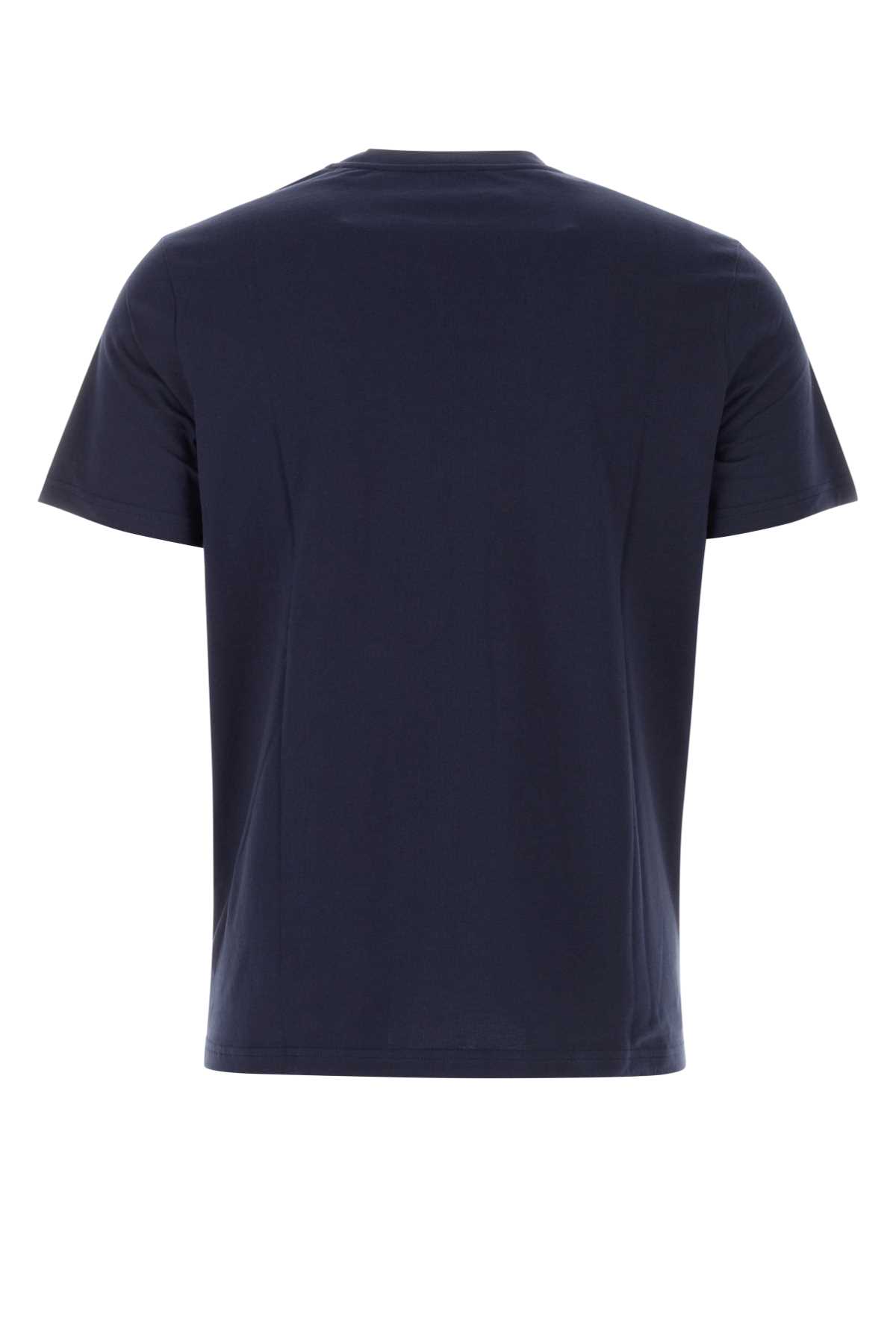 Apc Navy Blue Cotton Item T-shirt