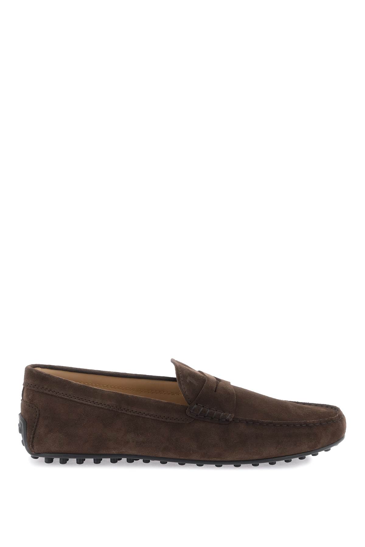 Shop Tod's Gommino Loafers In Testa Moro (brown)
