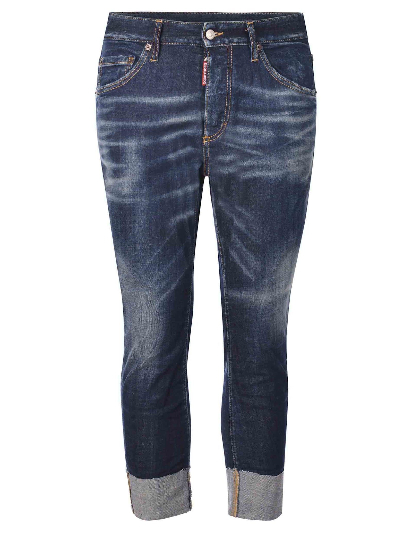 Shop Dsquared2 Jeans  Sailor Made Of Denim In Denim Blu