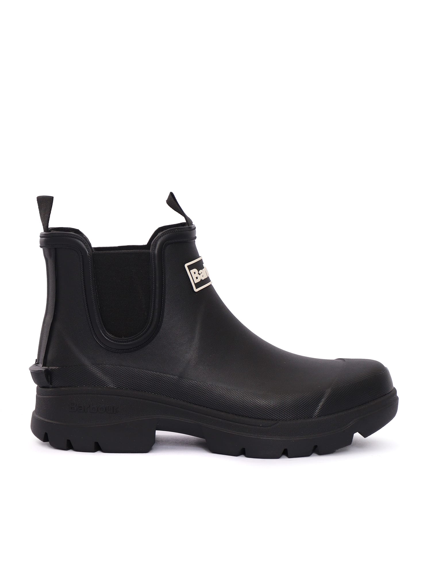 Barbour Halton Womens Chelsea Wellies In Black