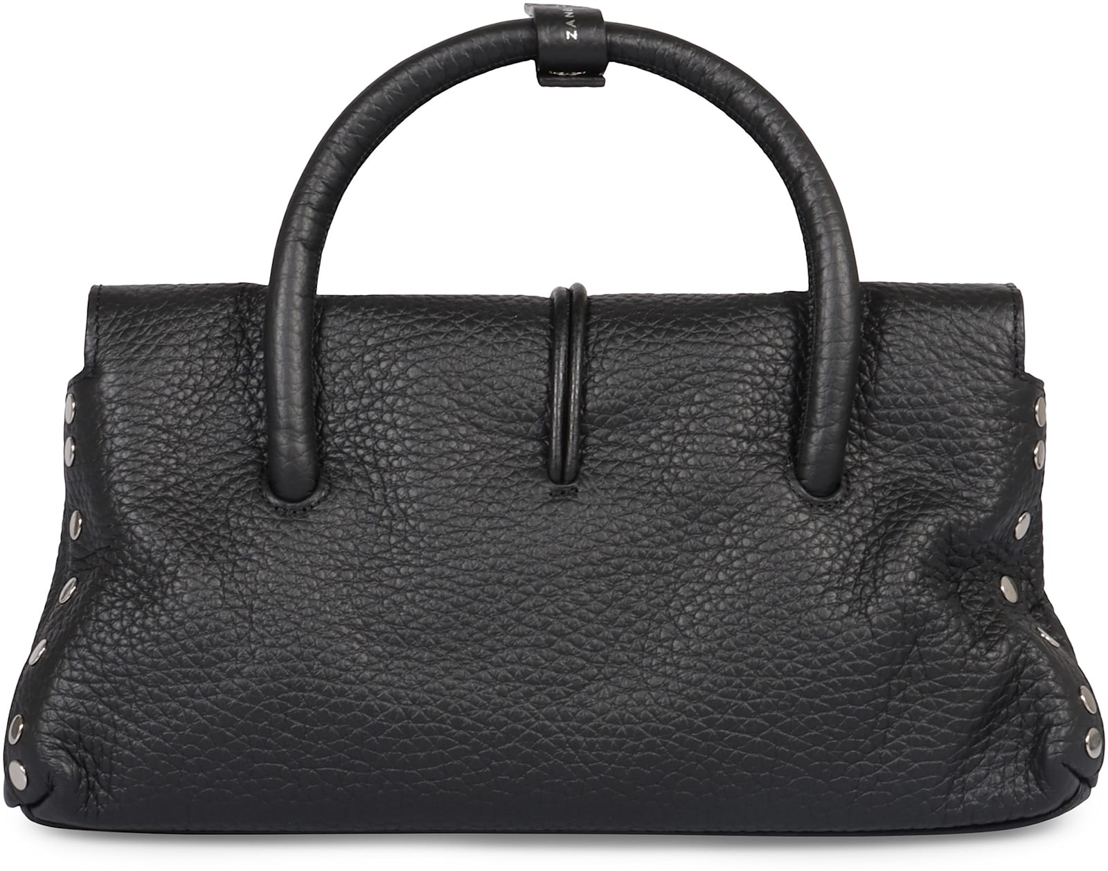 Zanellato Dotta Leather Handbag In Black