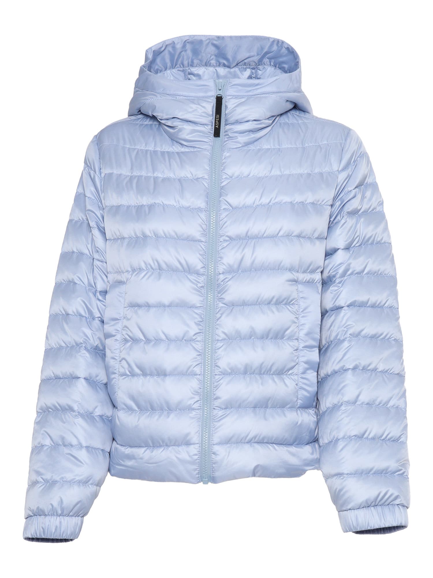 Shop Aspesi Woman Jacket In Light Blue